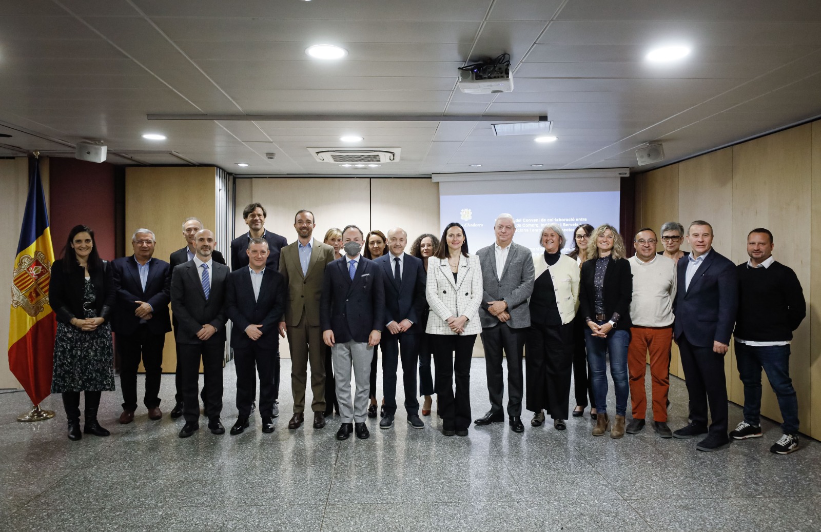 Acord entre les associacions i empreses del sector turístic, la Cambra de Comerç, Indústria i Serveis i el Govern per alinear els objectius de la política turística d’Andorra
