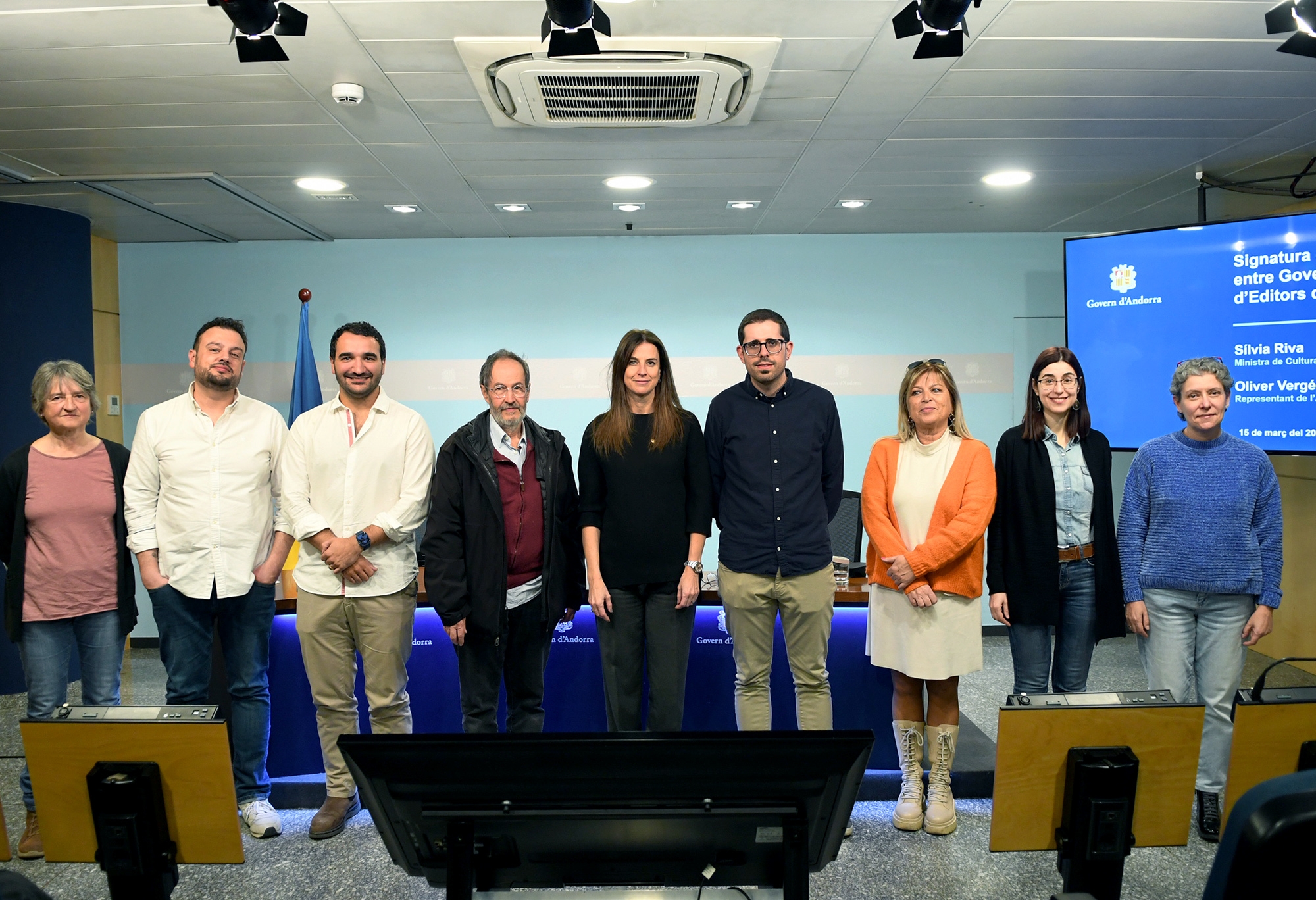 Cultura i l’Associació d’Editors d’Andorra signen un conveni per reforçar la divulgació i promoció de les edicions nacionals