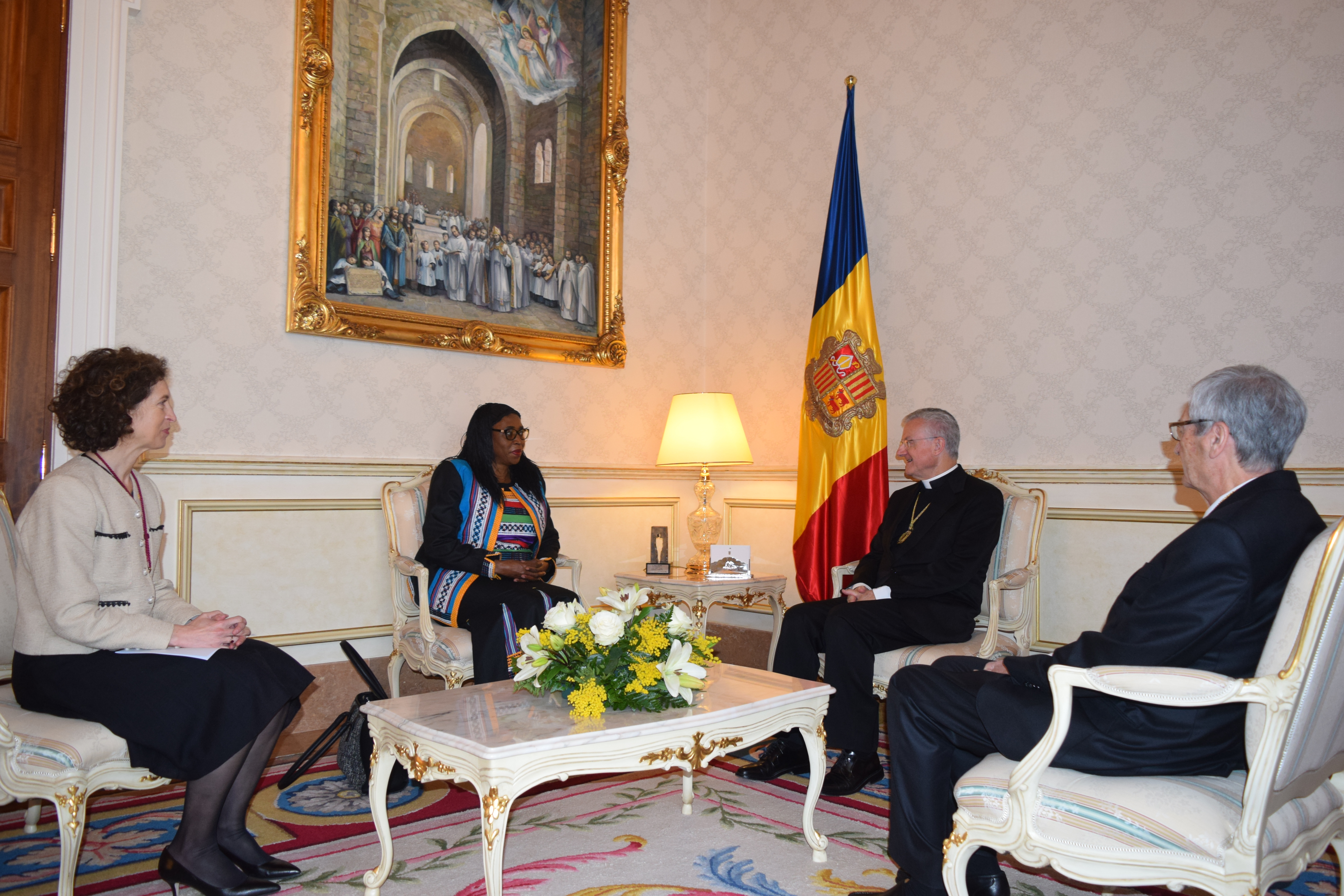 Els ambaixadors de deu països presenten les cartes credencials al copríncep episcopal