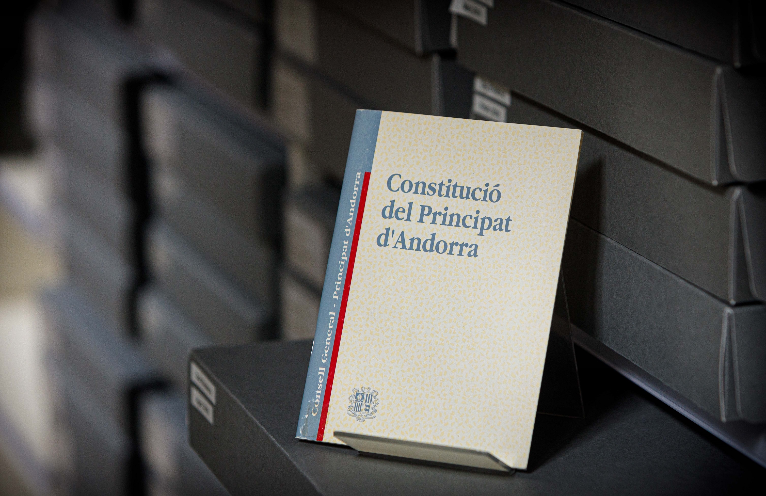 Salutació del cap de Govern en funcions, Xavier Espot, amb motiu del 30è aniversari de la Constitució