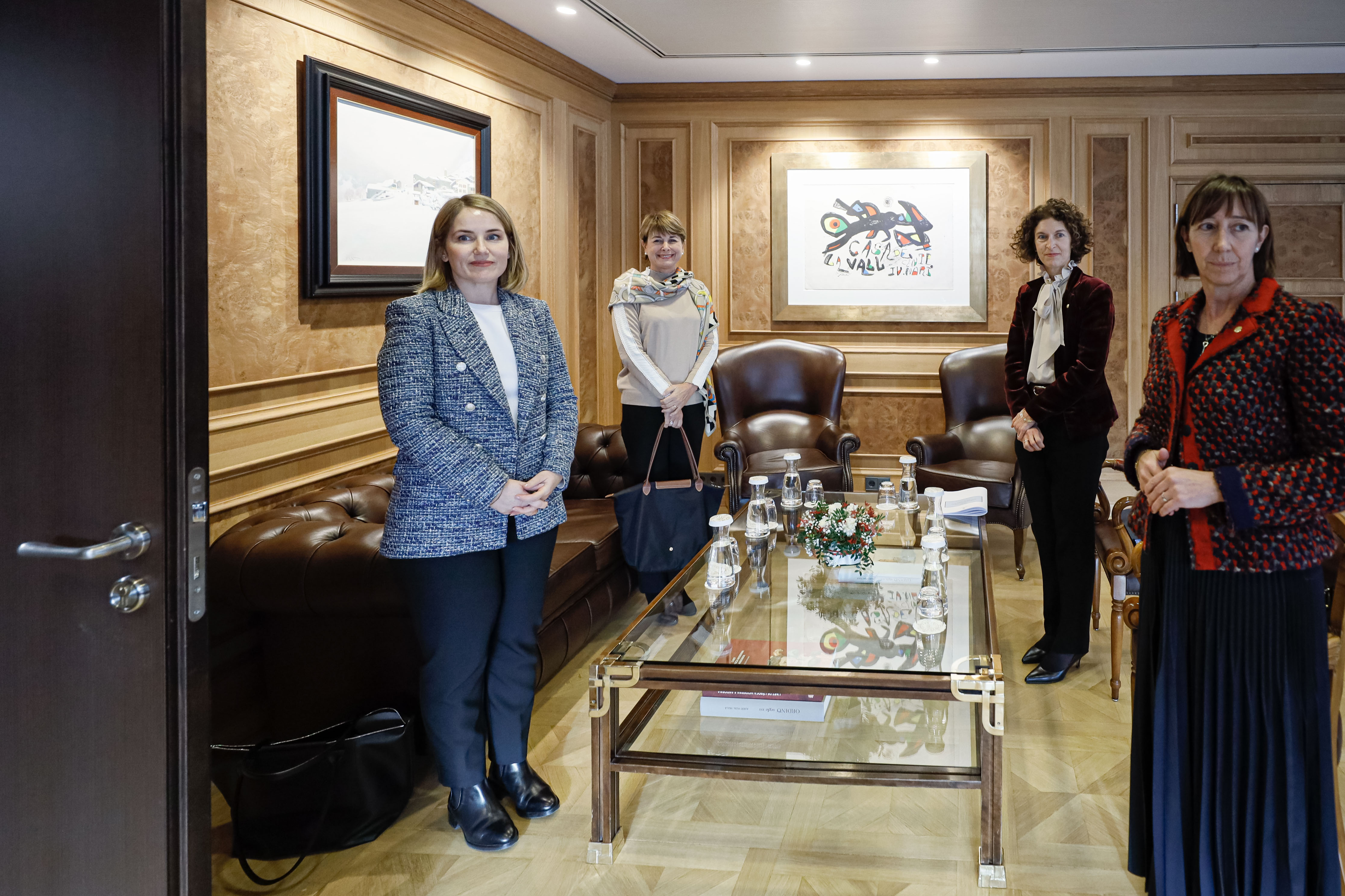 El cap de Govern en funcions, Xavier Espot, rep el ministre d’Estat de Mònaco, Pierre Dartout