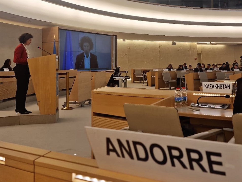 Ubach recomana al Consell de Drets Humans de les Nacions Unides implicar els joves en la presa de decisions polítiques