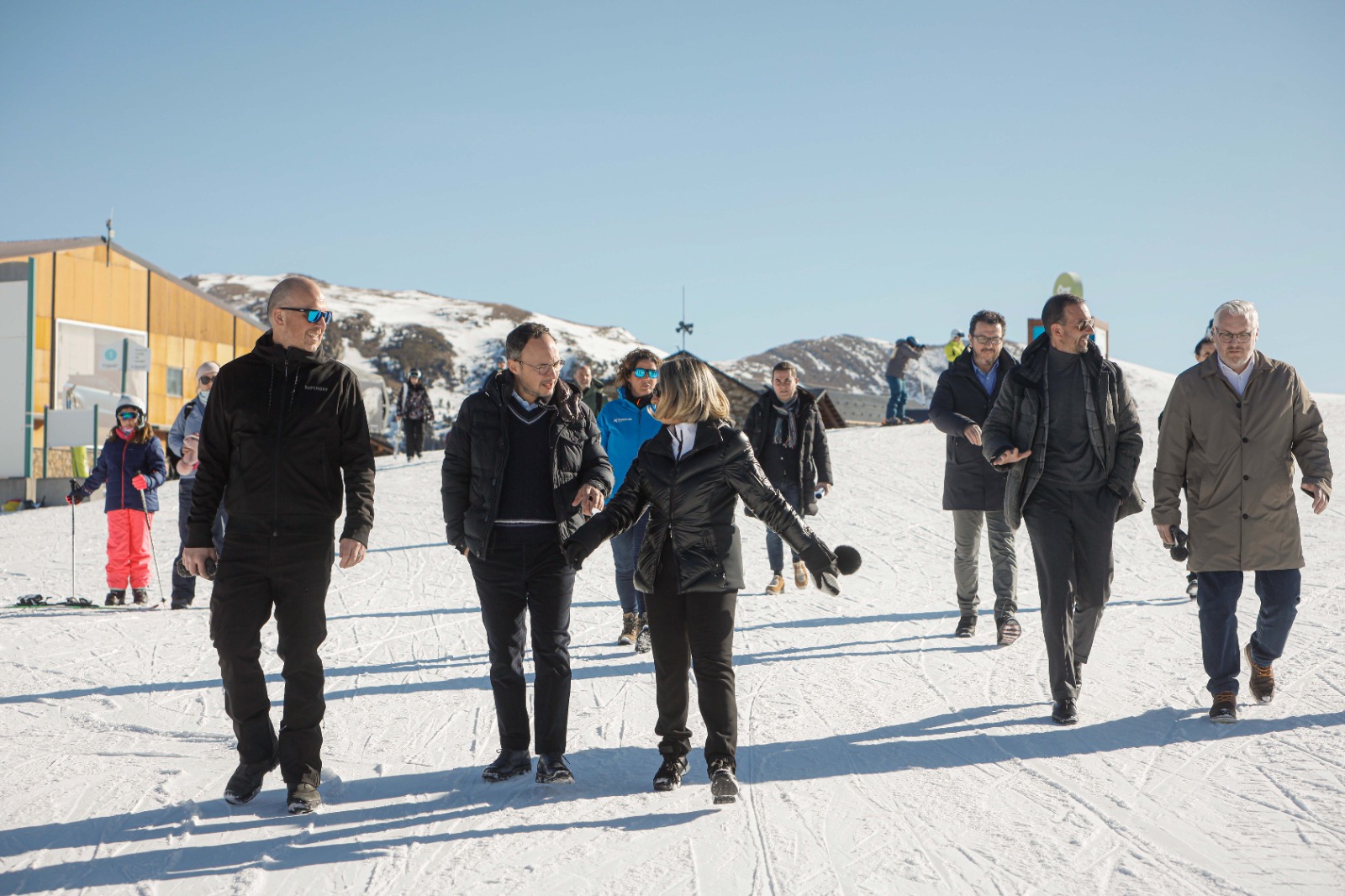 Espot i Torres comparteixen el model turístic d’Andorra amb el primer ministre de Liechtenstein, Daniel Risch