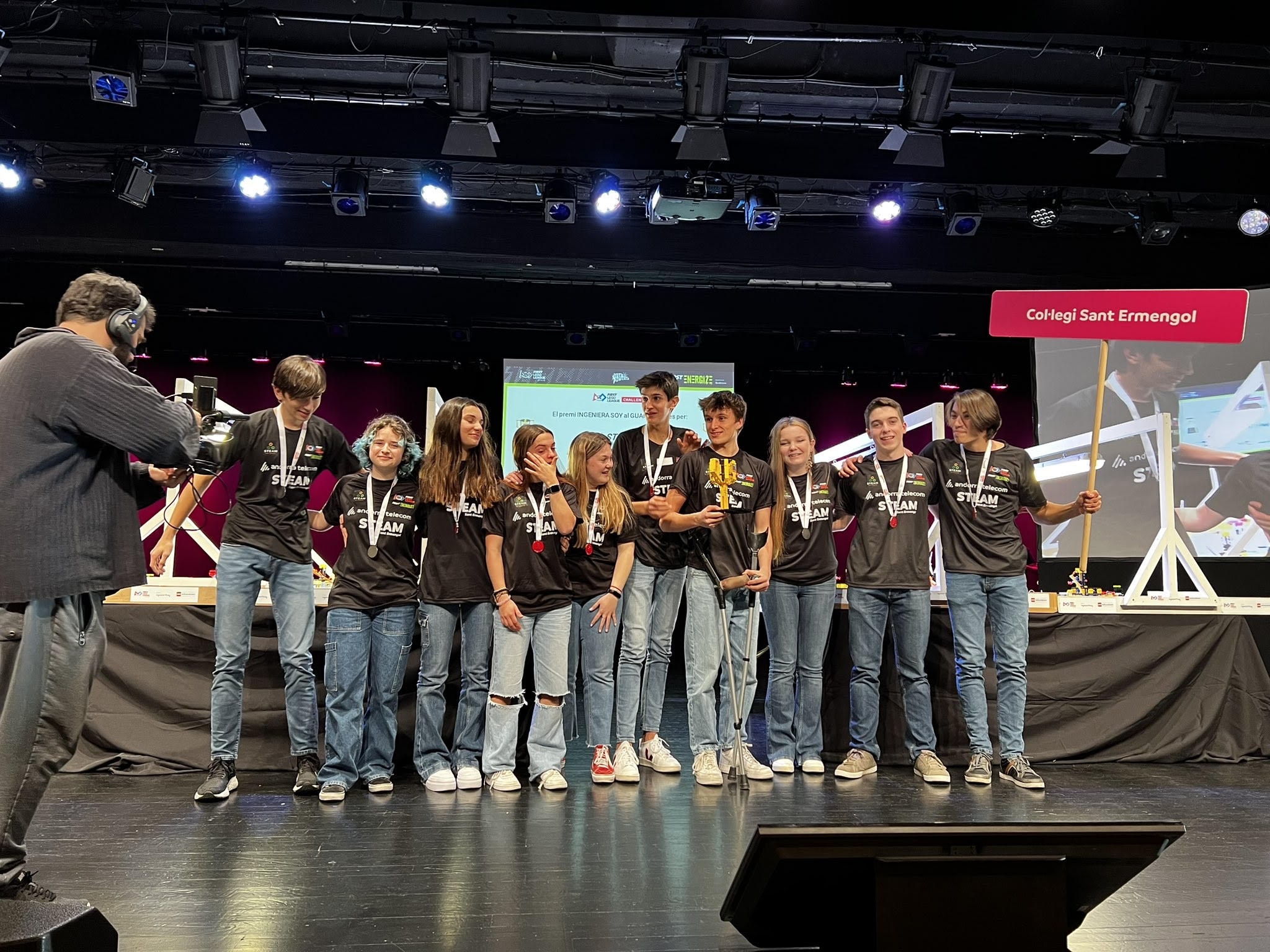 L’equip STEAM de l’escola Sant Ermengol guanyador absolut de la First Lego League Andorra Telecom