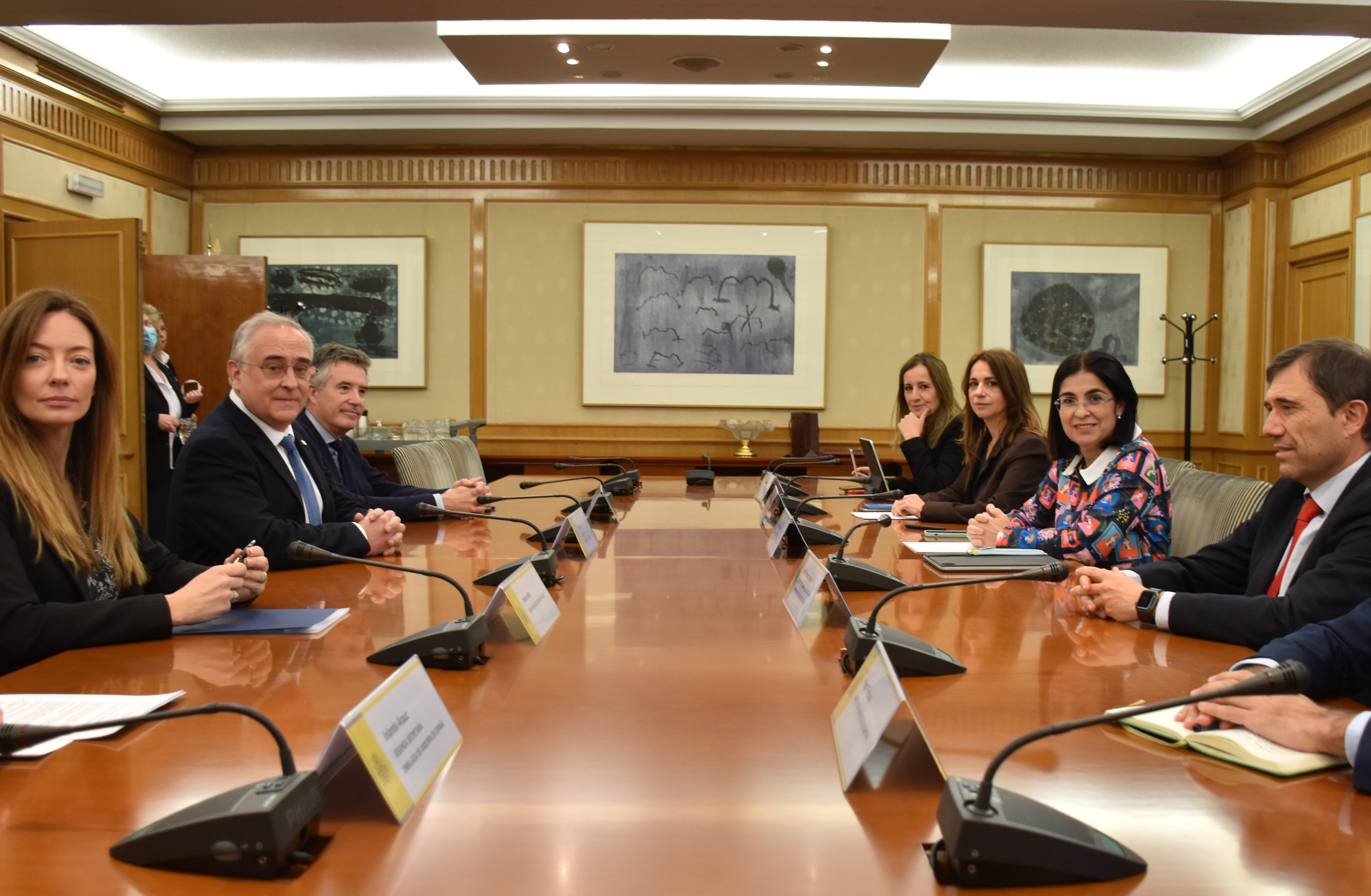 Els ministres de Salut d’Andorra i Espanya, Font i Darias, signen un Protocol d’entesa de cooperació sanitària