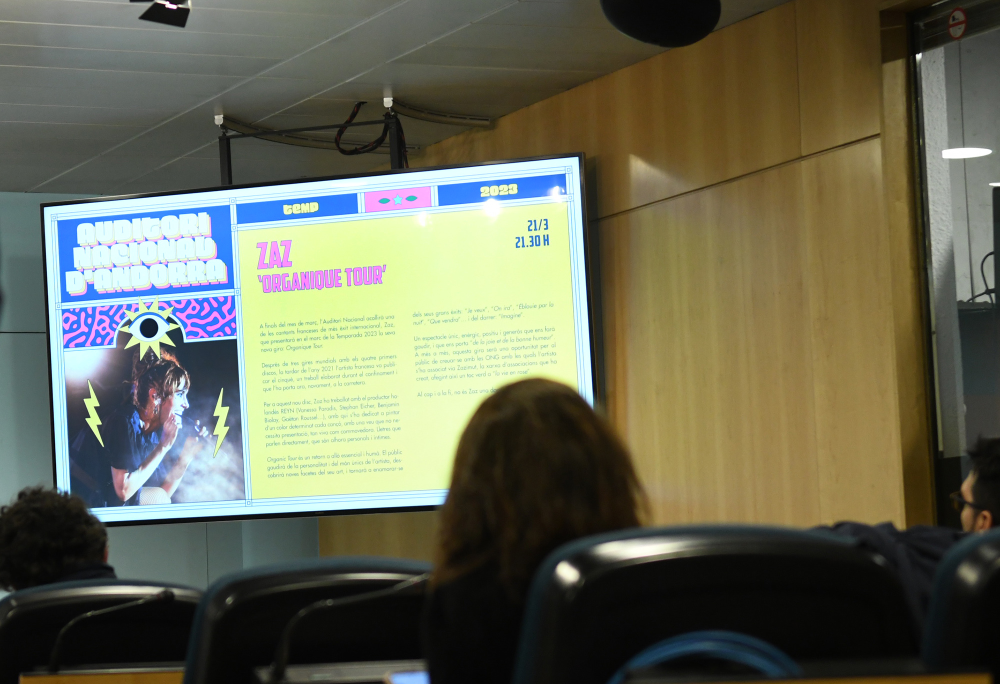 La temporada de l’Auditori Nacional es renova amb un programa de cinc concerts, un espectacle familiar i inaugurant un cicle de poesia contemporània multidisciplinària