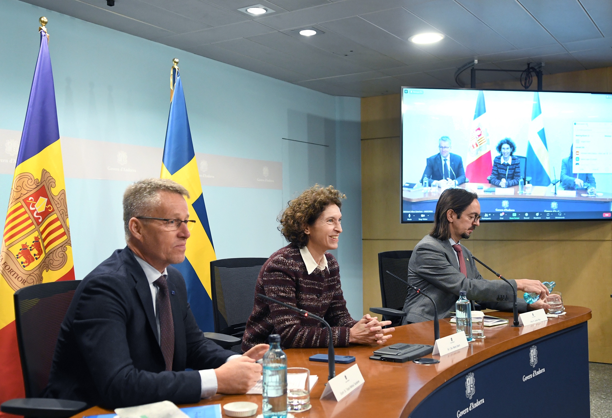 Suècia reitera el seu suport a Andorra en les negociacions per l’Acord d’associació amb la Unió Europea