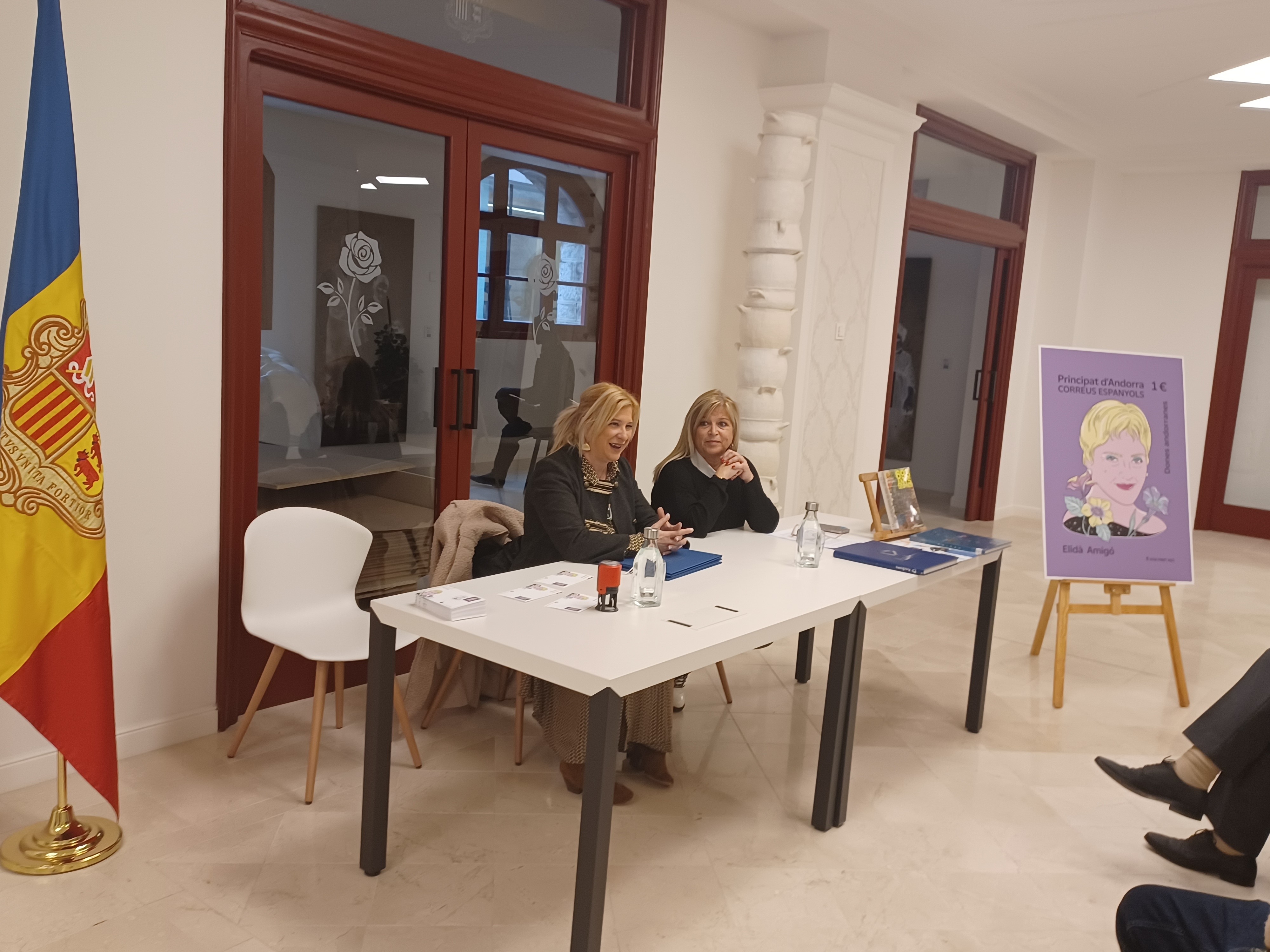 Es presenta a Andorra el nou segell dedicat a Elidà Amigó