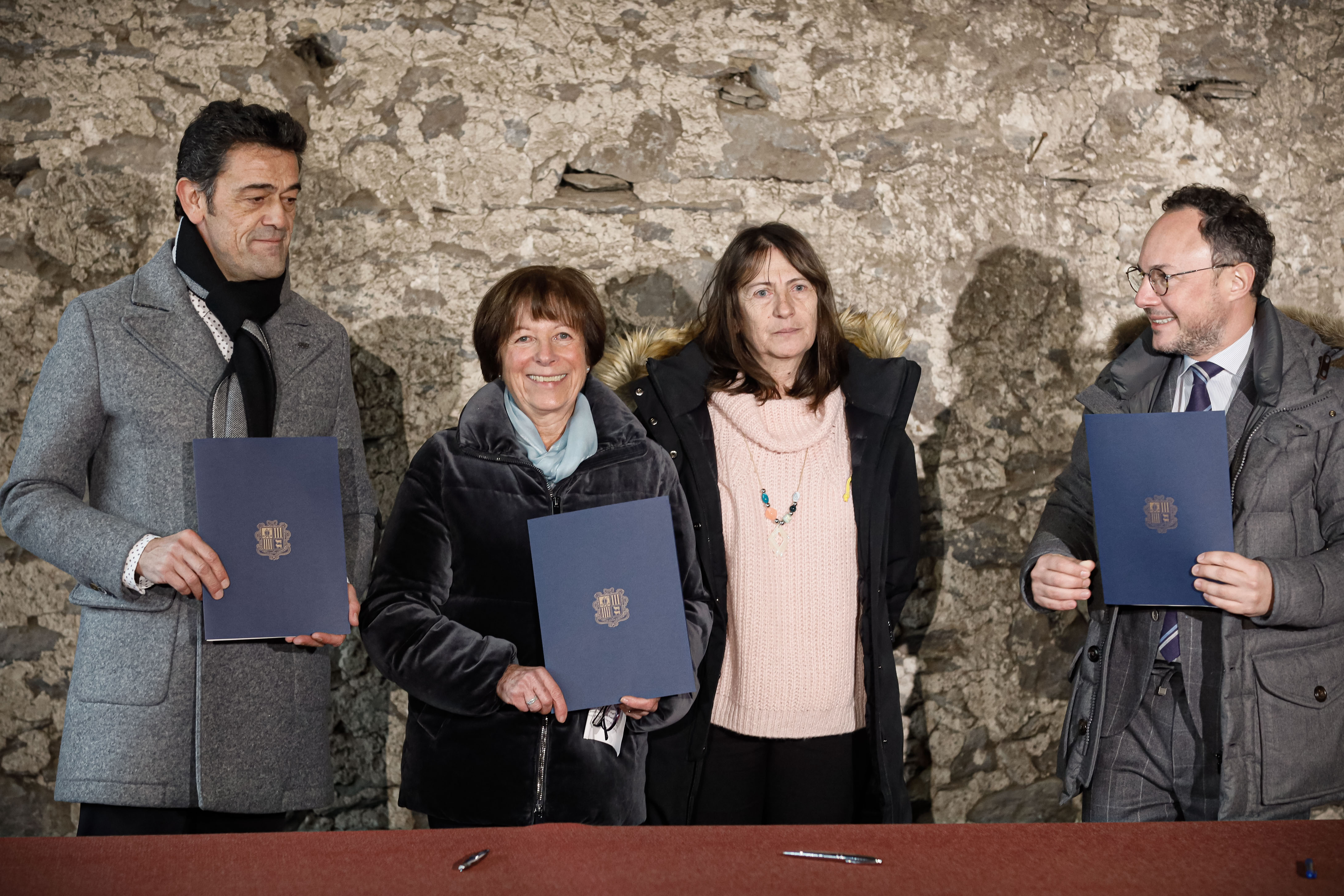 El Govern, el comú i el Quart d’Ordino signen el conveni de cessió d’ús de l’antic Hotel Casamanya
