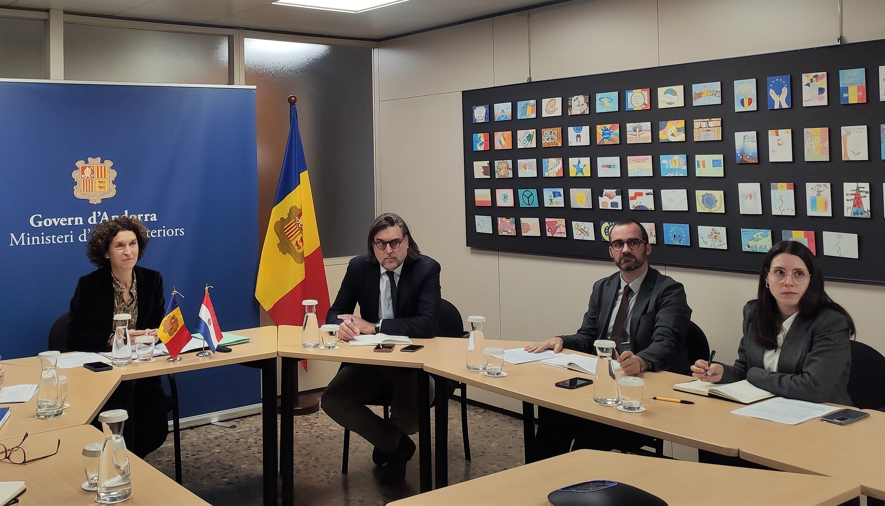 Ubach i el seu homòleg de Paraguai mantenen una reunió per reforçar els llaços entre ambdós països