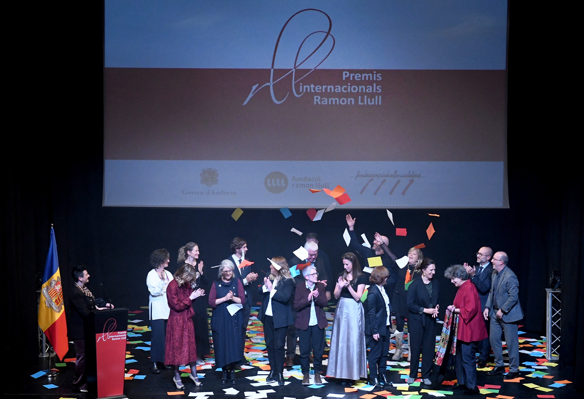 Sílvia Riva i Natàlia Garriga entreguen els Premis Internacionals Ramon Llull, en la desena edició del certamen