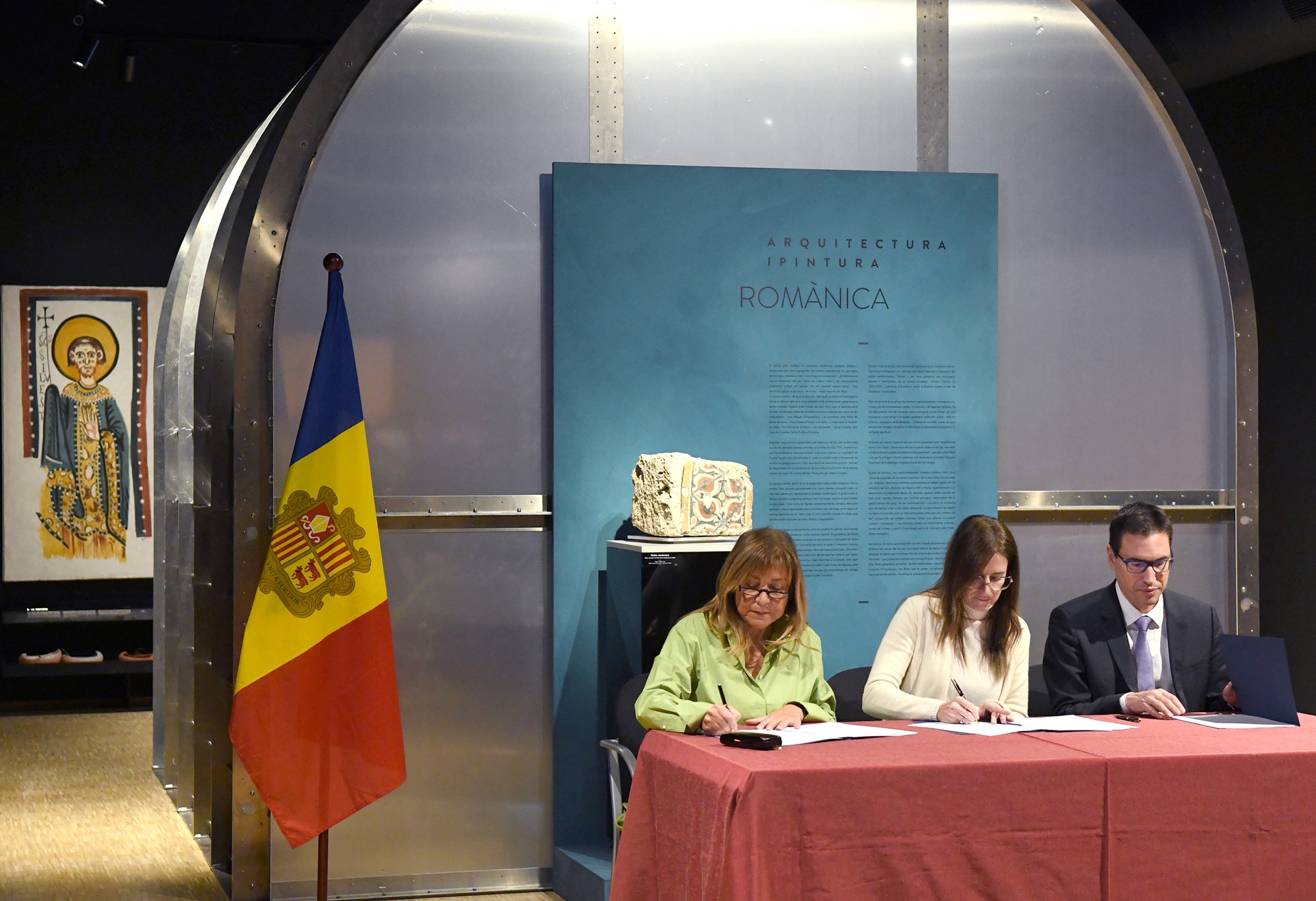 Conveni de col·laboració per impulsar la gestió integral del jaciment de la Roureda de la Margineda i acostar-lo a la ciutadania