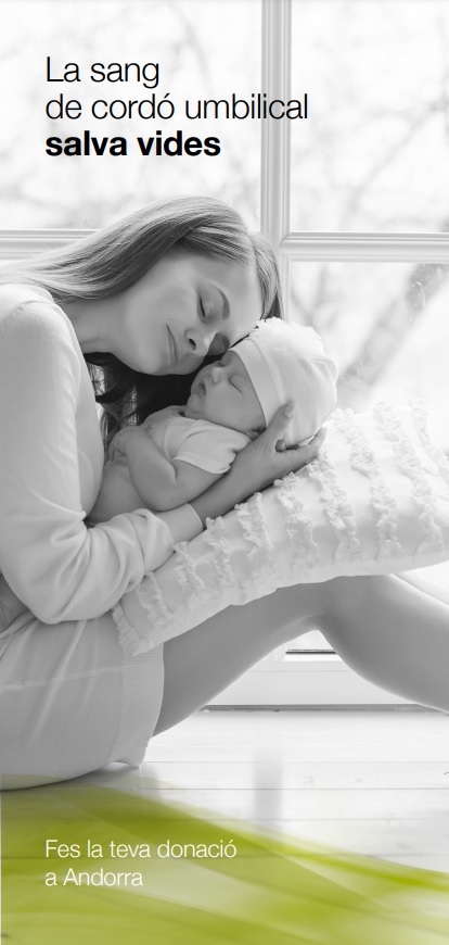Una altra unitat de sang de cordó provinent d’Andorra contribueix a salvar la vida d’una persona