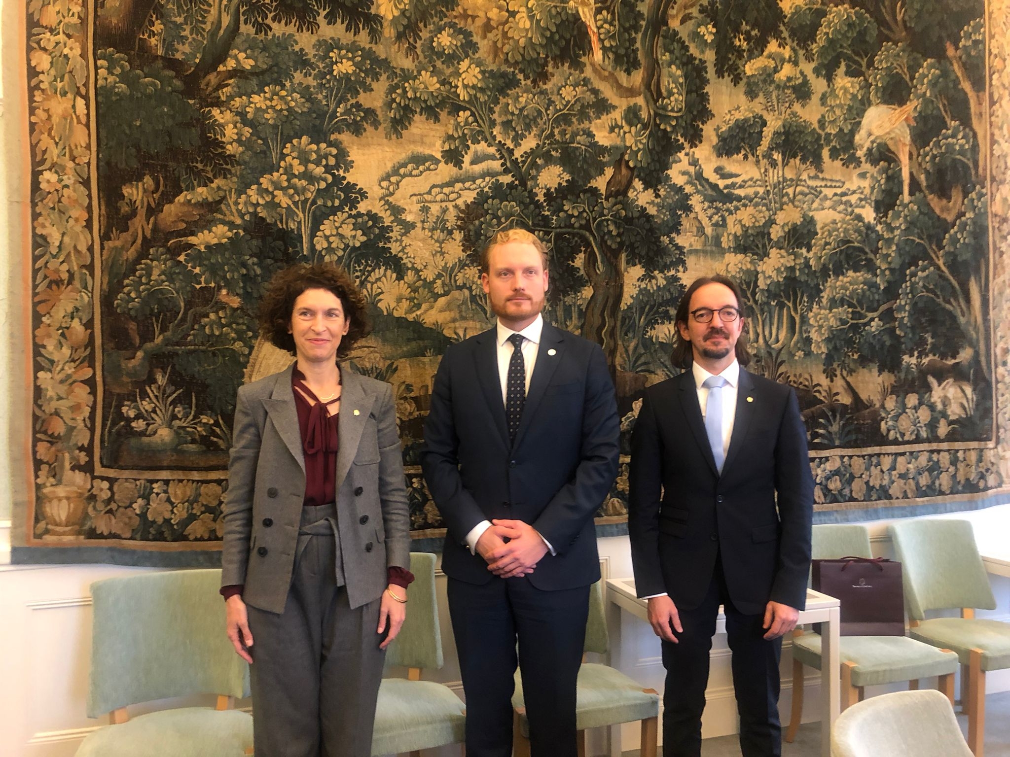 Maria Ubach i Landry Riba visiten Suècia per explicar el treball d’Andorra per tal d’assolir l’Acord d’associació amb la UE