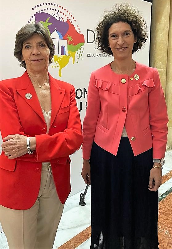 La ministra Ubach presenta les conclusions de la taula rodona en la clausura de la 18a Cimera de caps d’Estat i de Govern de la Francofonia