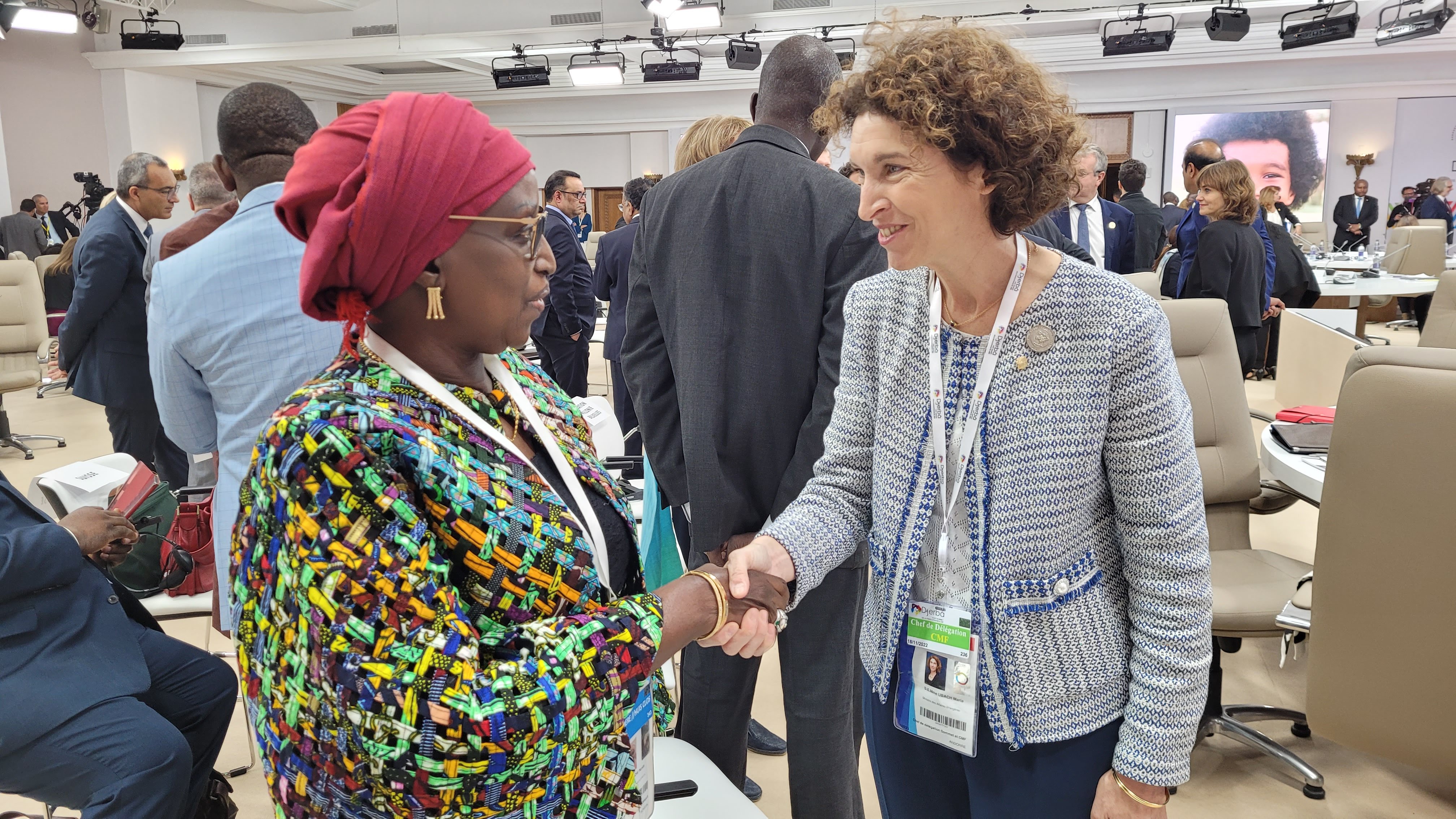 La ministra Ubach presenta les conclusions de la taula rodona en la clausura de la 18a Cimera de caps d’Estat i de Govern de la Francofonia