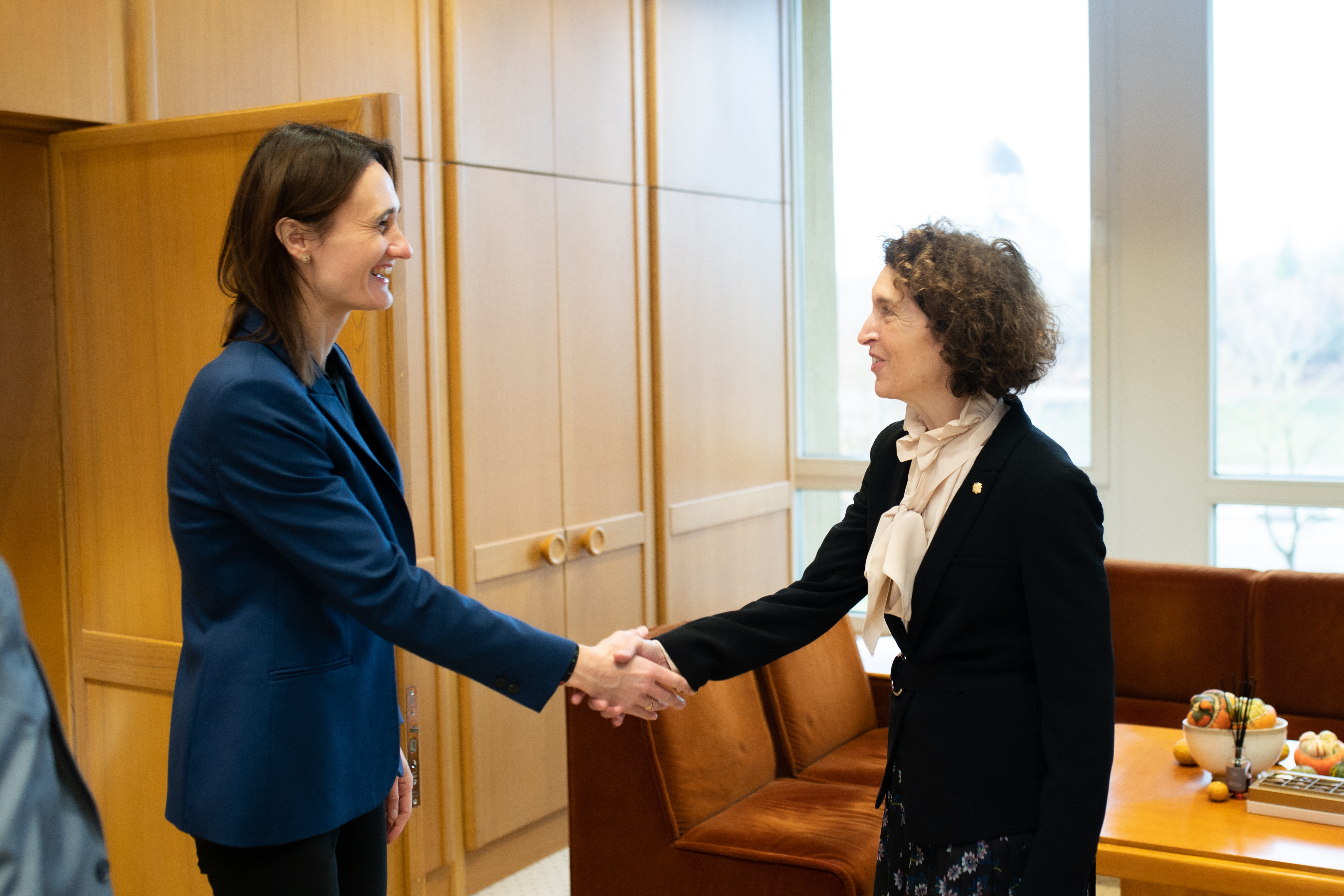 La ministra Maria Ubach es reuneix amb la vicepresidenta d’Afers Exteriors, Jovita Neliupšienė, i amb la presidenta del Parlament, Viktorija Čmilyté-Nielsen