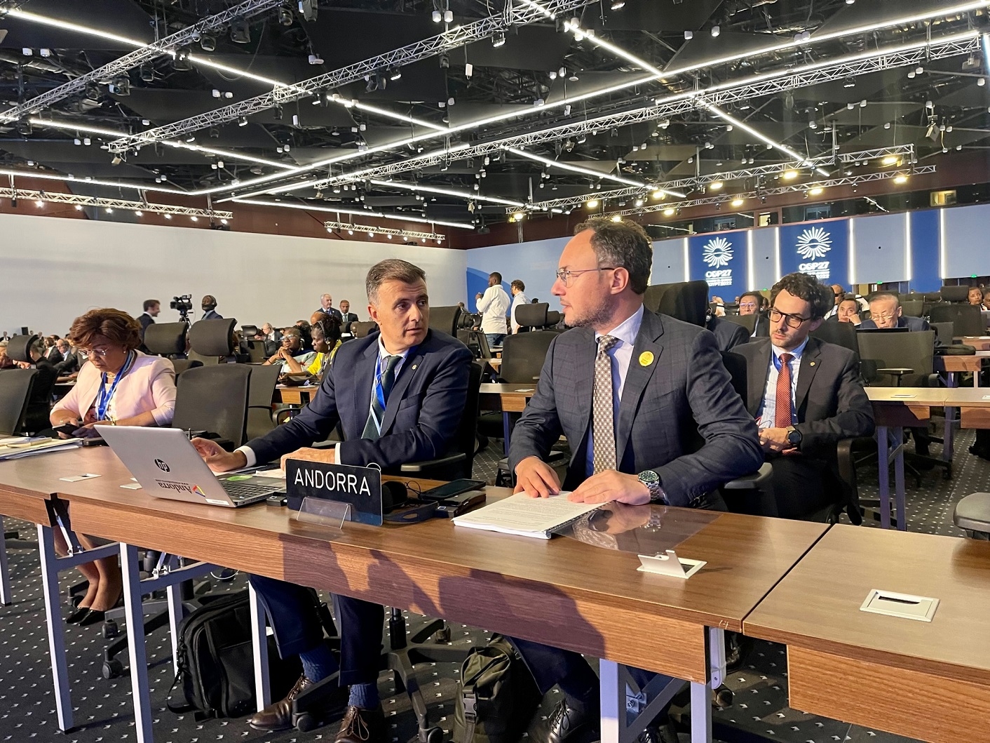 Espot participa en el segment de caps d’Estat i de Govern de la Conferència del Clima COP 27 a Xarm El-Xeikh