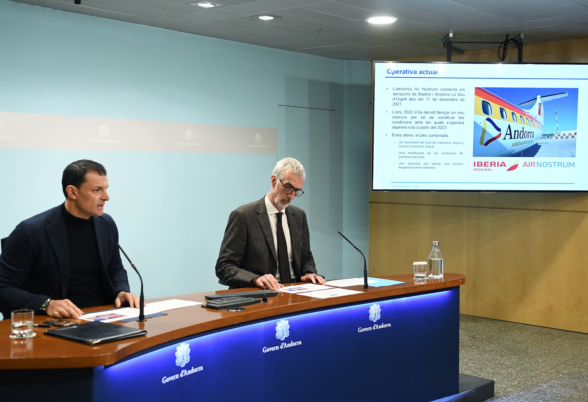 Air Nostrum continuarà oferint vols regulars entre Andorra–La Seu d’Urgell i Madrid durant l’any 2023