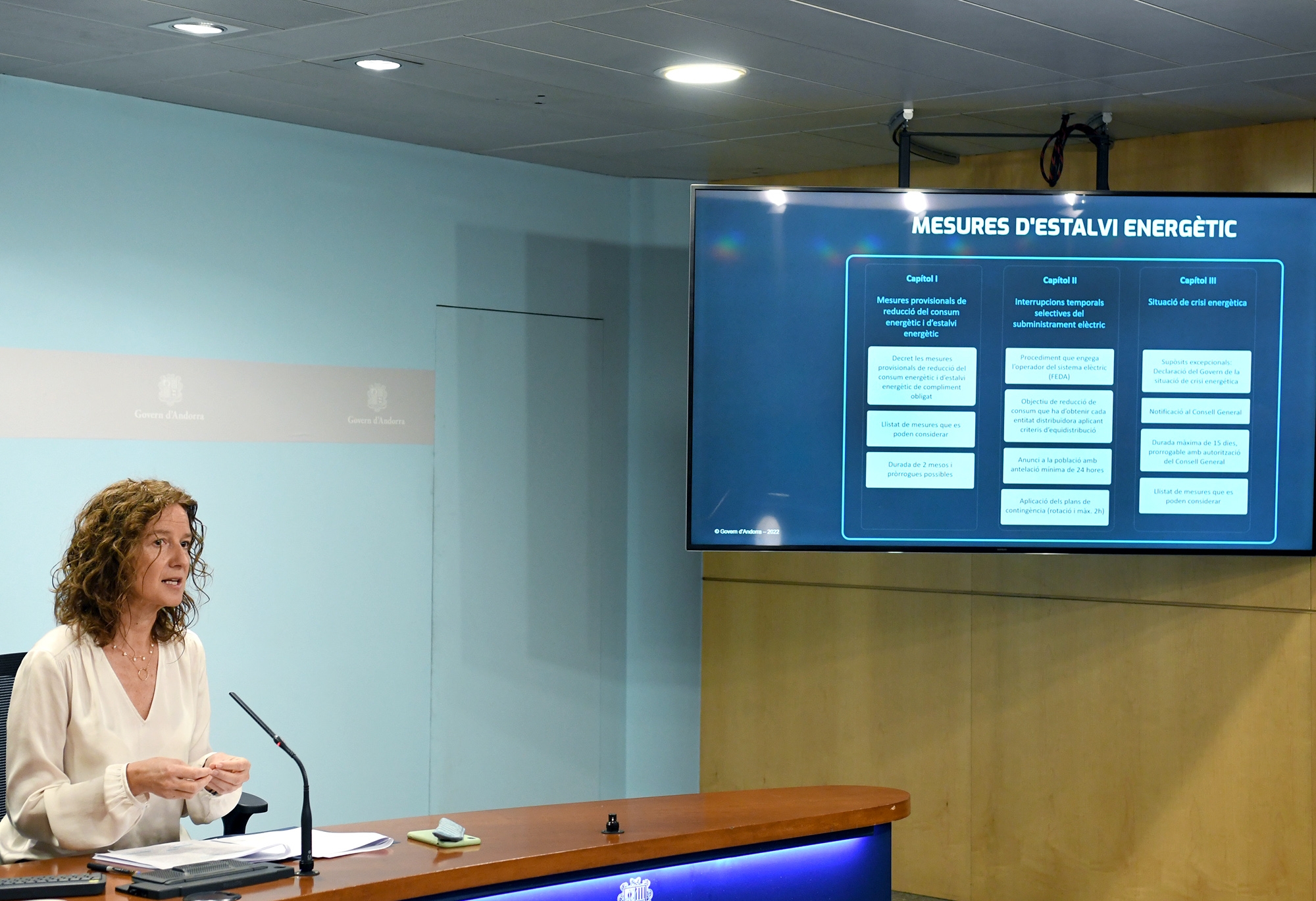 El Govern aprova el Projecte de llei de mesures per respondre a les situacions de crisi energètica i garantir la seguretat de ciutadania i empreses