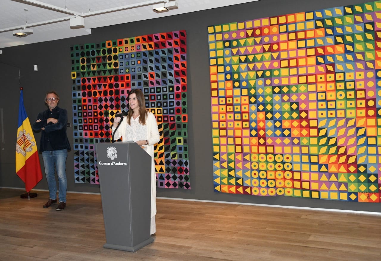 ‘Vasarely. De l’art òptic al folklore planetari’ és la tercera mostra de la Sala d’Exposicions del Govern i es podrà veure fins al 29 de gener