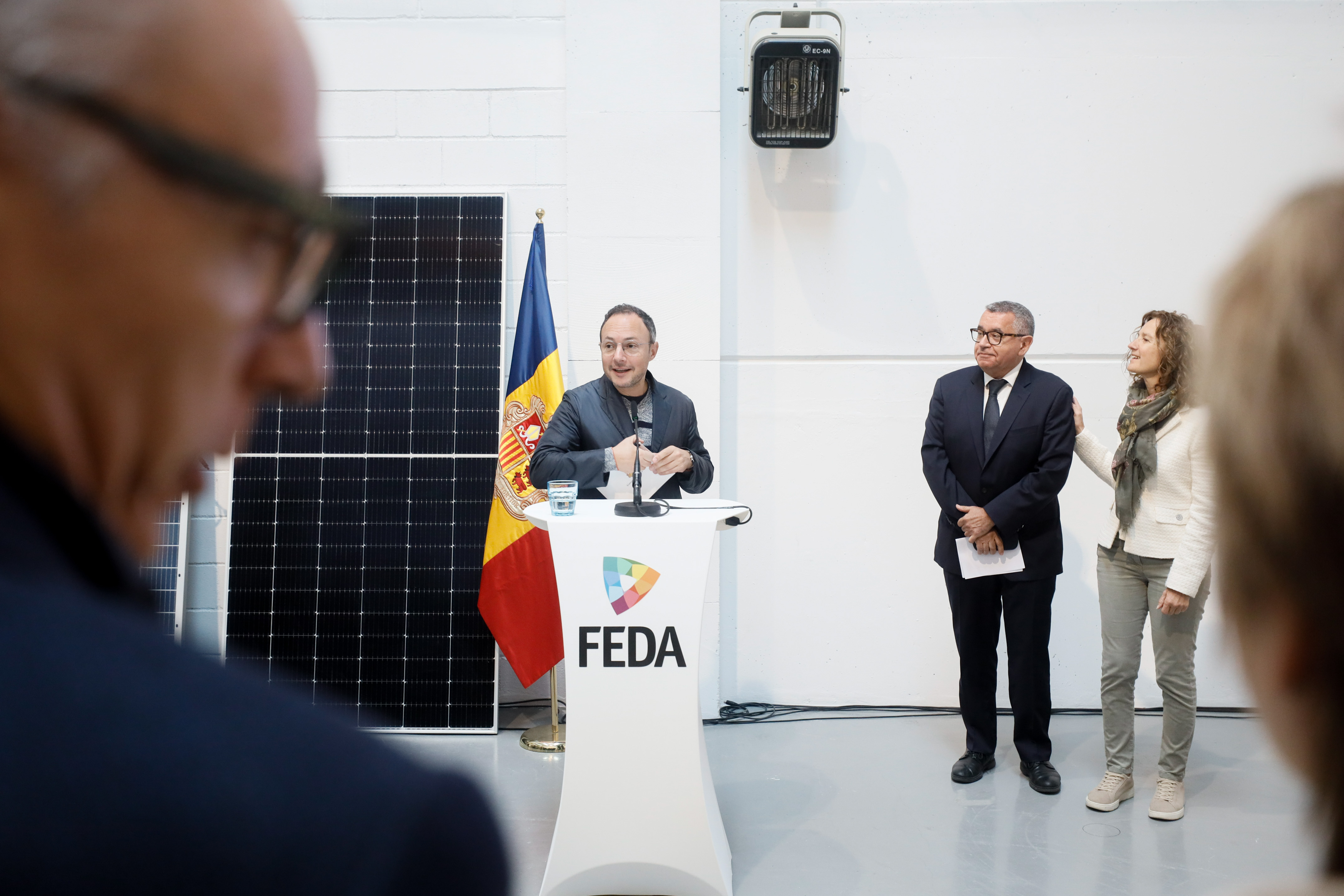 FEDA inaugura el parc solar de Grau Roig que permet continuar incrementat la sobirania energètica del país