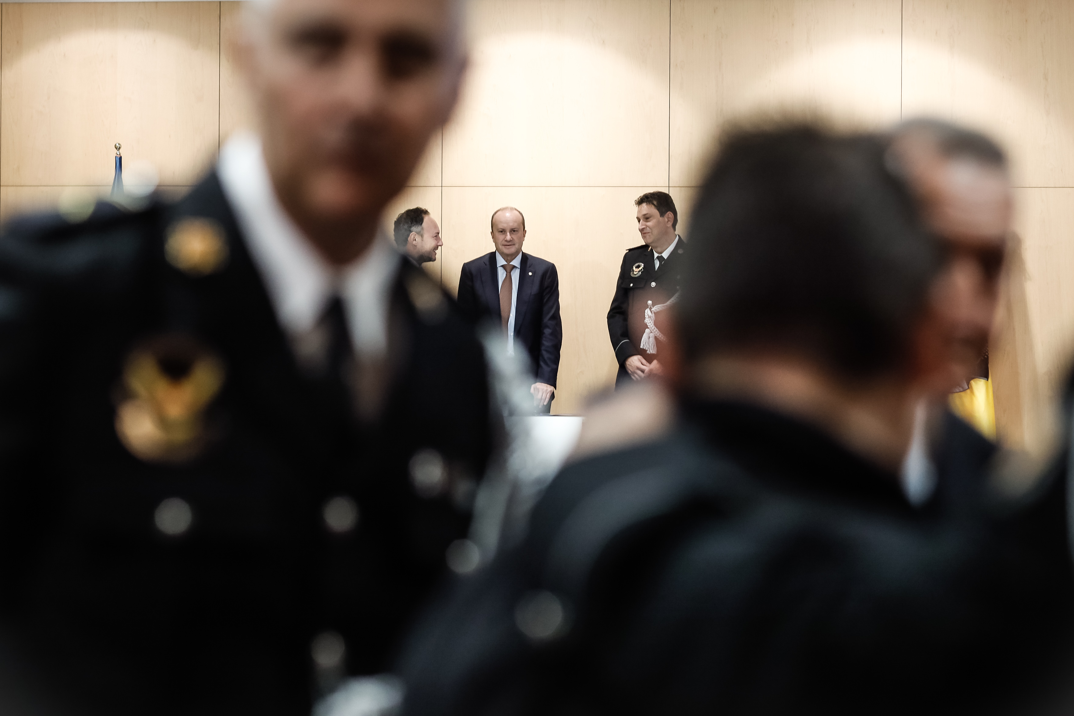 Espot referma la voluntat d’instaurar un pla de carrera per progressar dins el cos d’agents penitenciaris en el dia de la patrona