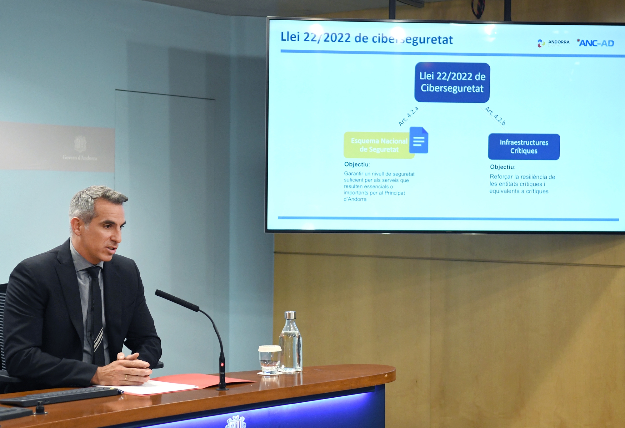 El Govern aprova els Reglament de l’Esquema Nacional de Seguretat i d’Infraestructures Crítiques del Principat d’Andorra