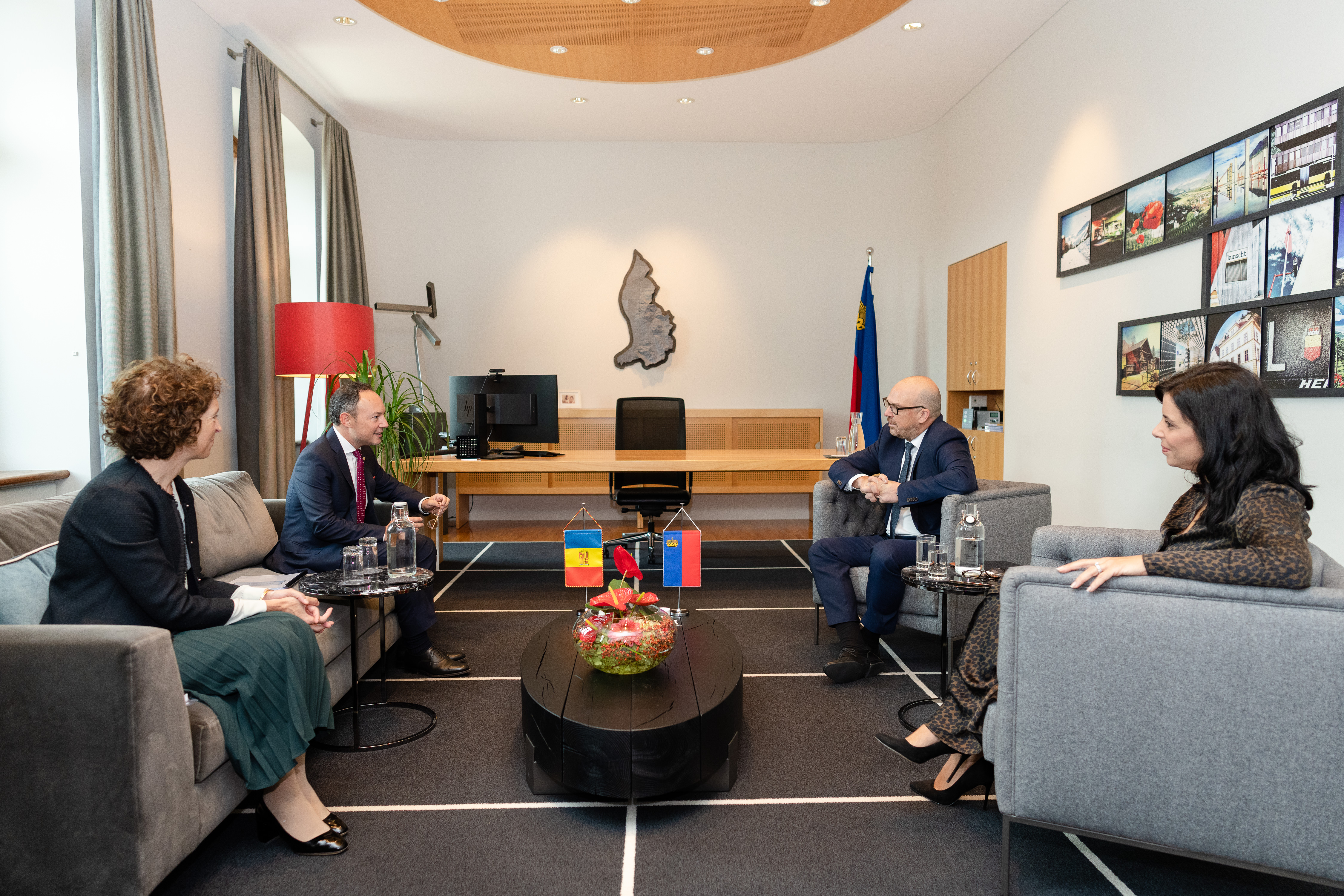 El cap de Govern es desplaça a Liechtenstein per conèixer l’experiència del país en el seu procés d’acostament a la Unió Europea