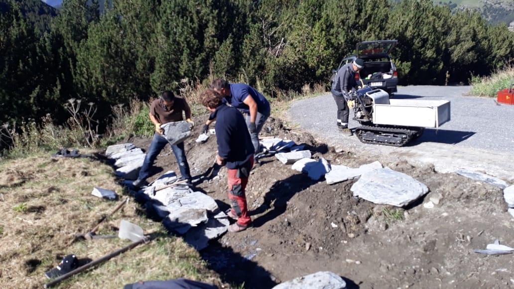S’inicien els nous cursos de formació en la tècnica de la pedra seca amb pràcticament totes les places ocupades