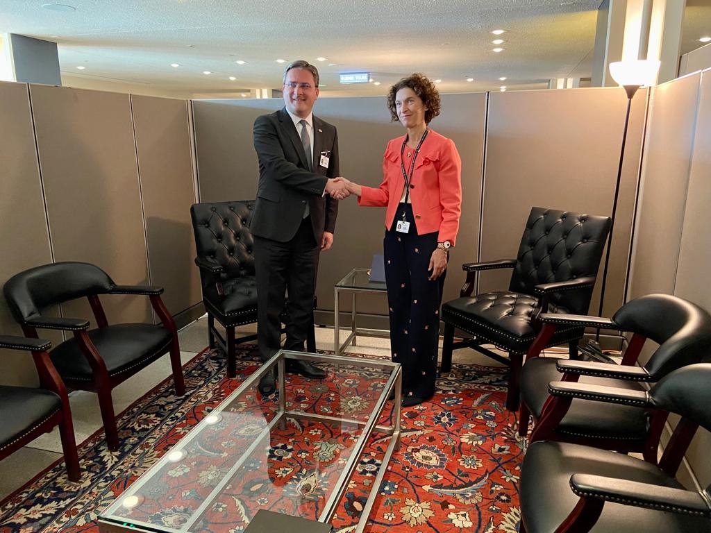 Continua l’agenda bilateral de Maria Ubach, en el marc de la celebració de l’Assemblea General de les Nacions Unides