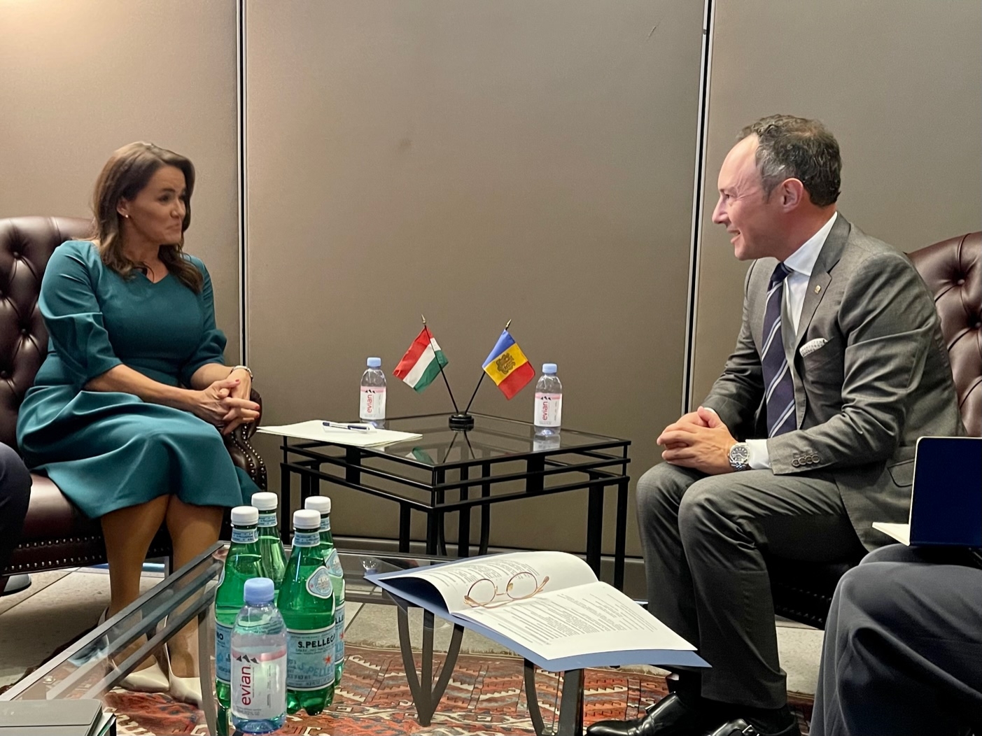 Xavier Espot manté trobades bilaterals amb la presidenta d’Hongria i el president de Kazakhstan