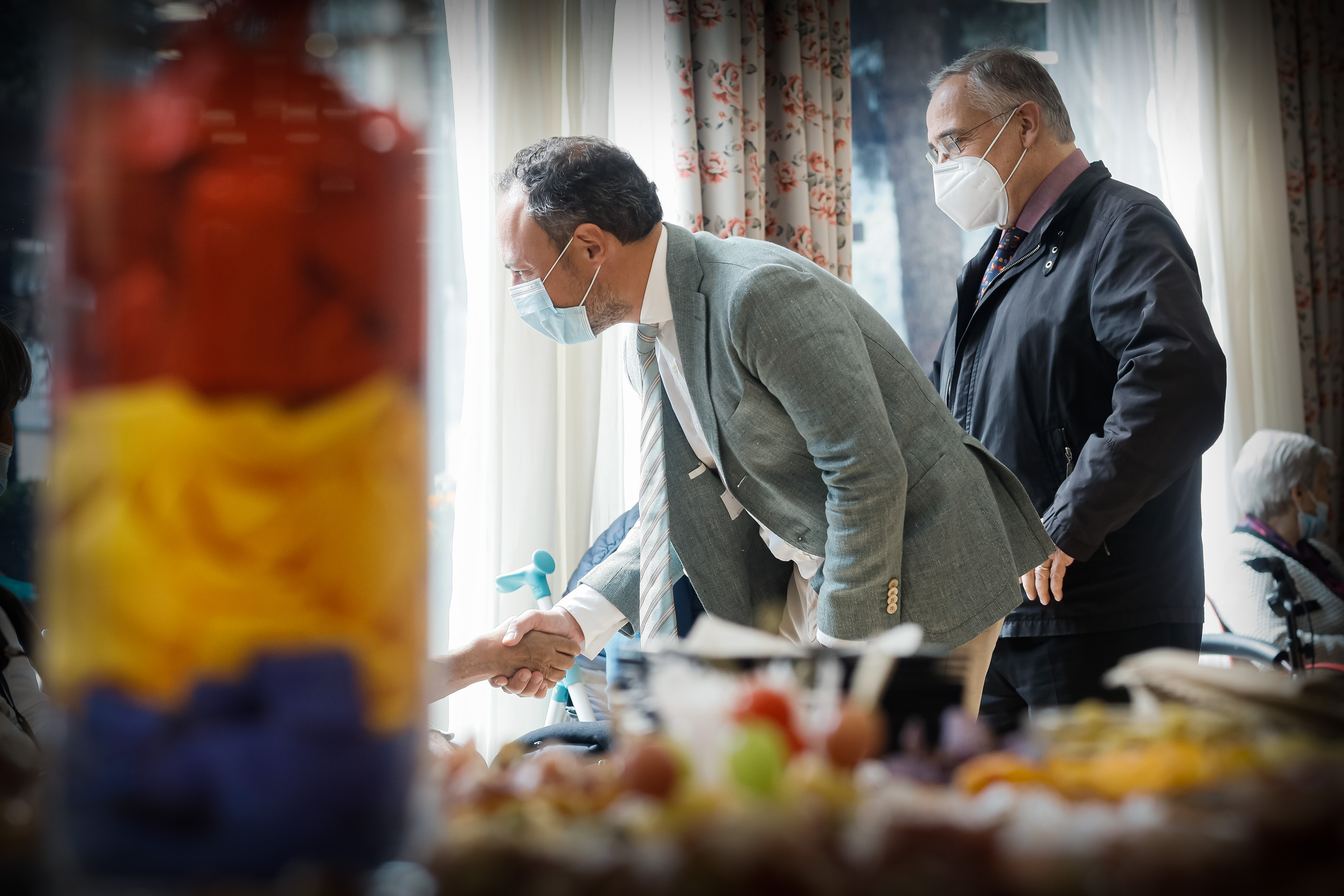 Xavier Espot celebra amb els padrins del Cedre el Dia de Meritxell i reforça la importància del centre