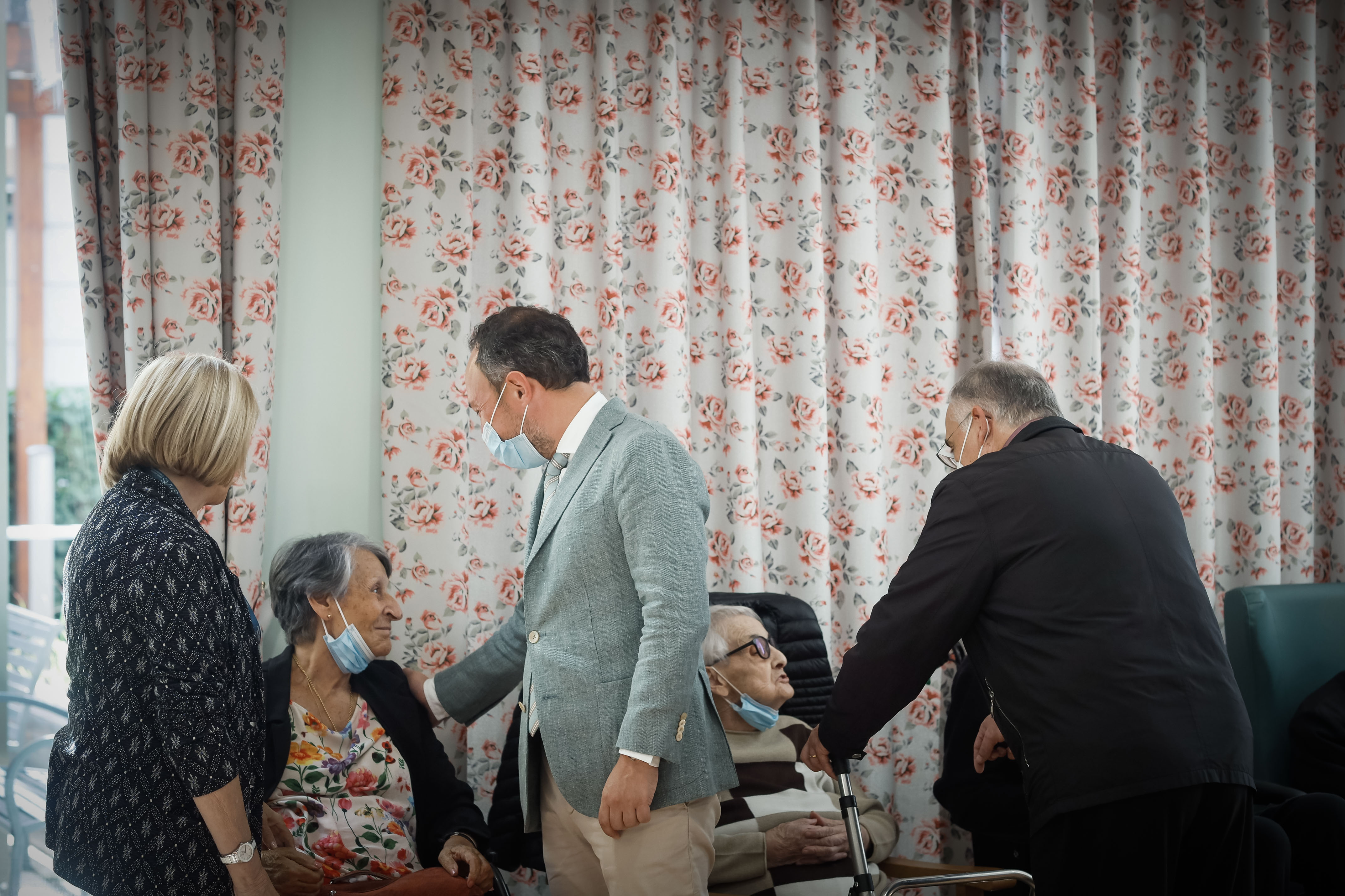 Xavier Espot celebra amb els padrins del Cedre el Dia de Meritxell i reforça la importància del centre