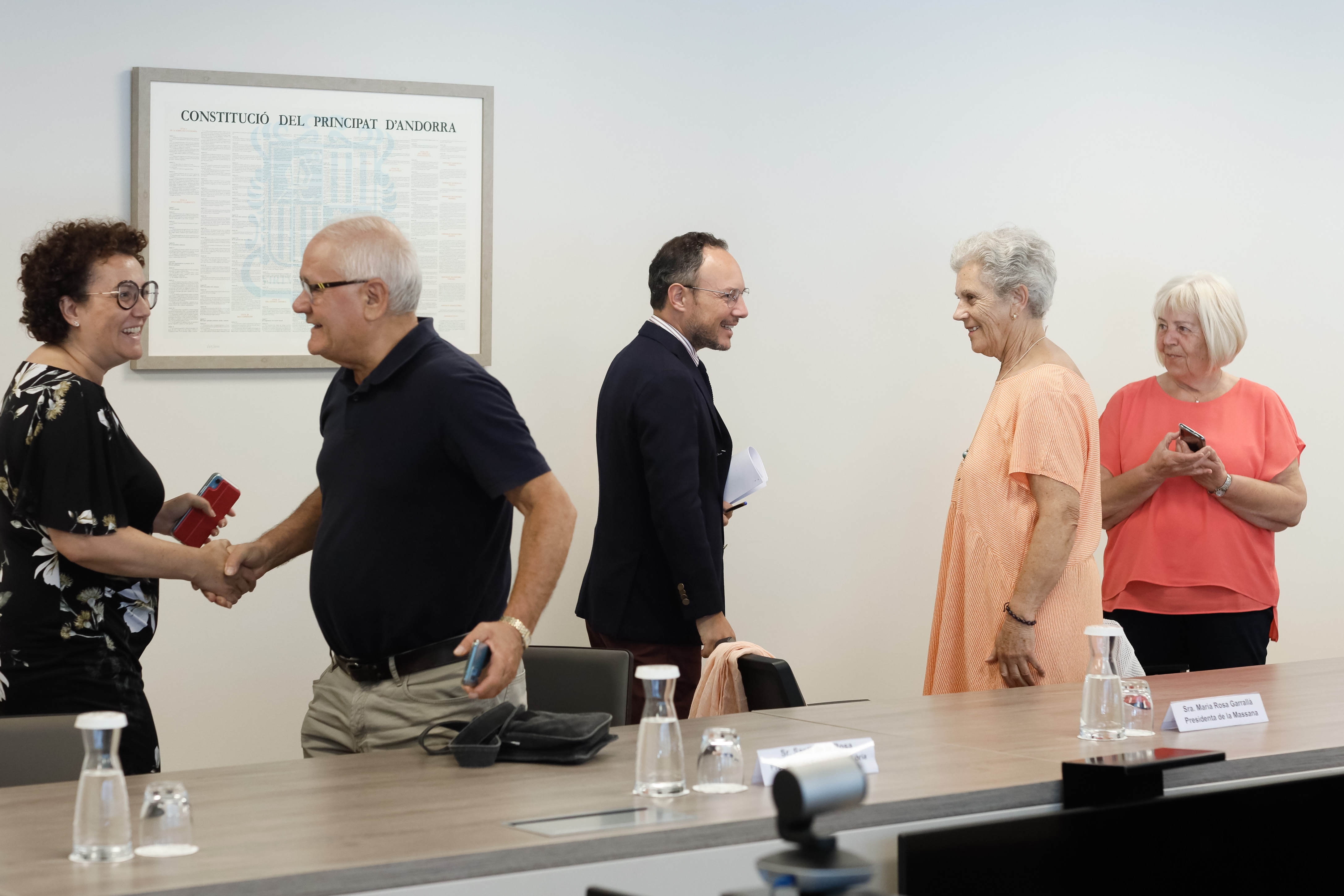 Xavier Espot i Judith Pallarés inicien una ronda de trobades amb el teixit associatiu del país