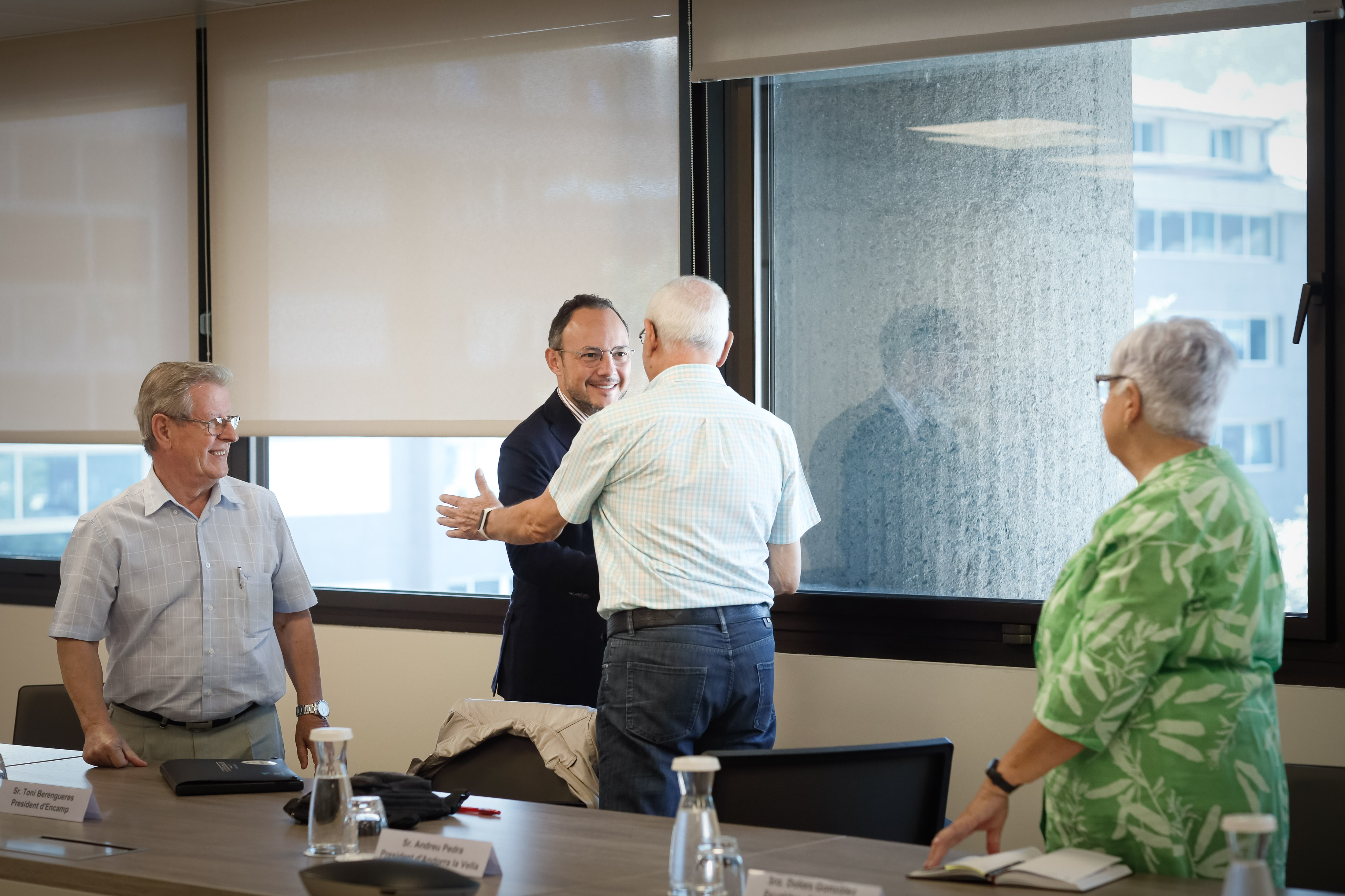 Xavier Espot i Judith Pallarés inicien una ronda de trobades amb el teixit associatiu del país