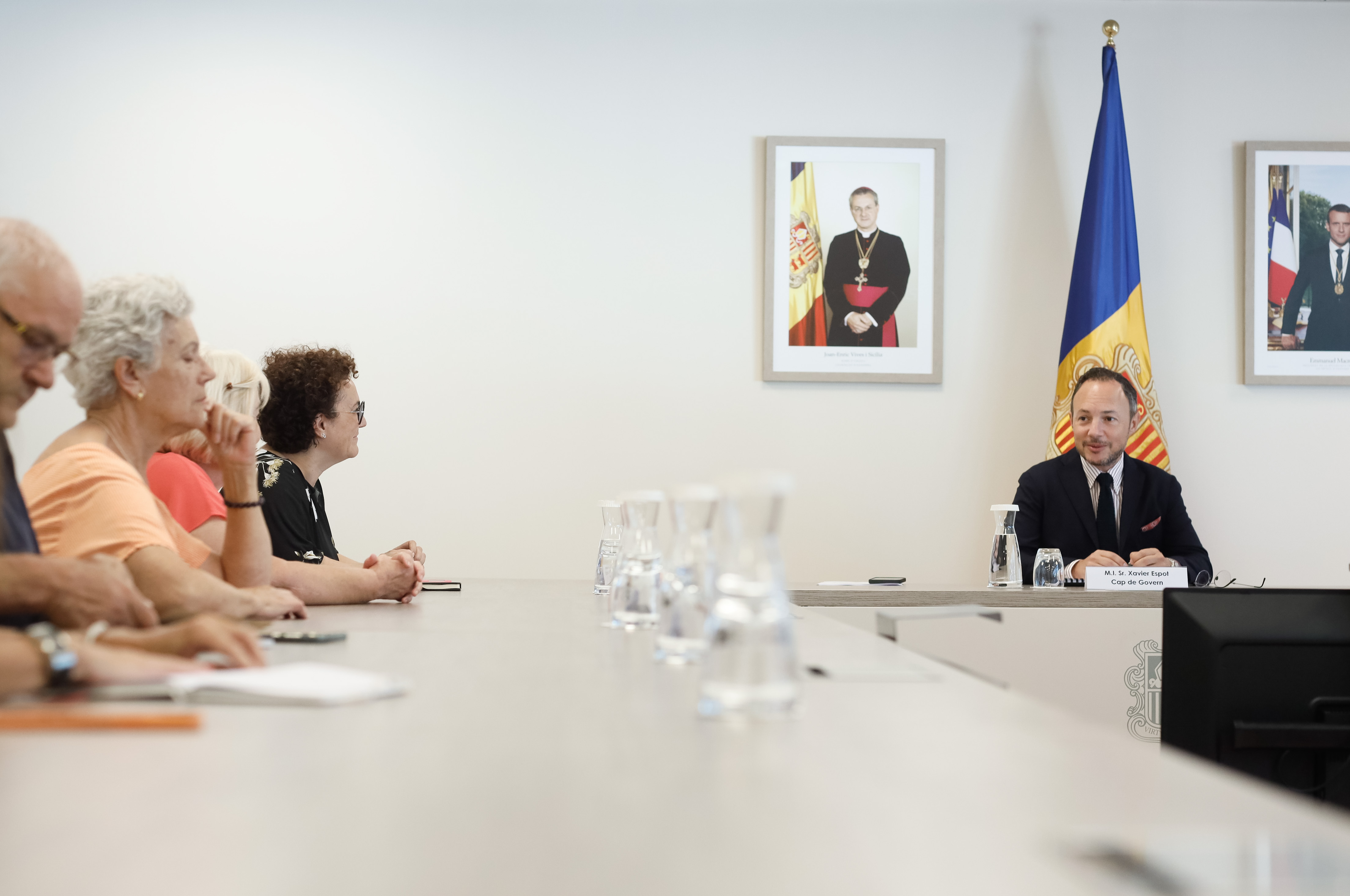 Xavier Espot i Judith Pallarés inicien una ronda de trobades amb el teixit associatiu del país