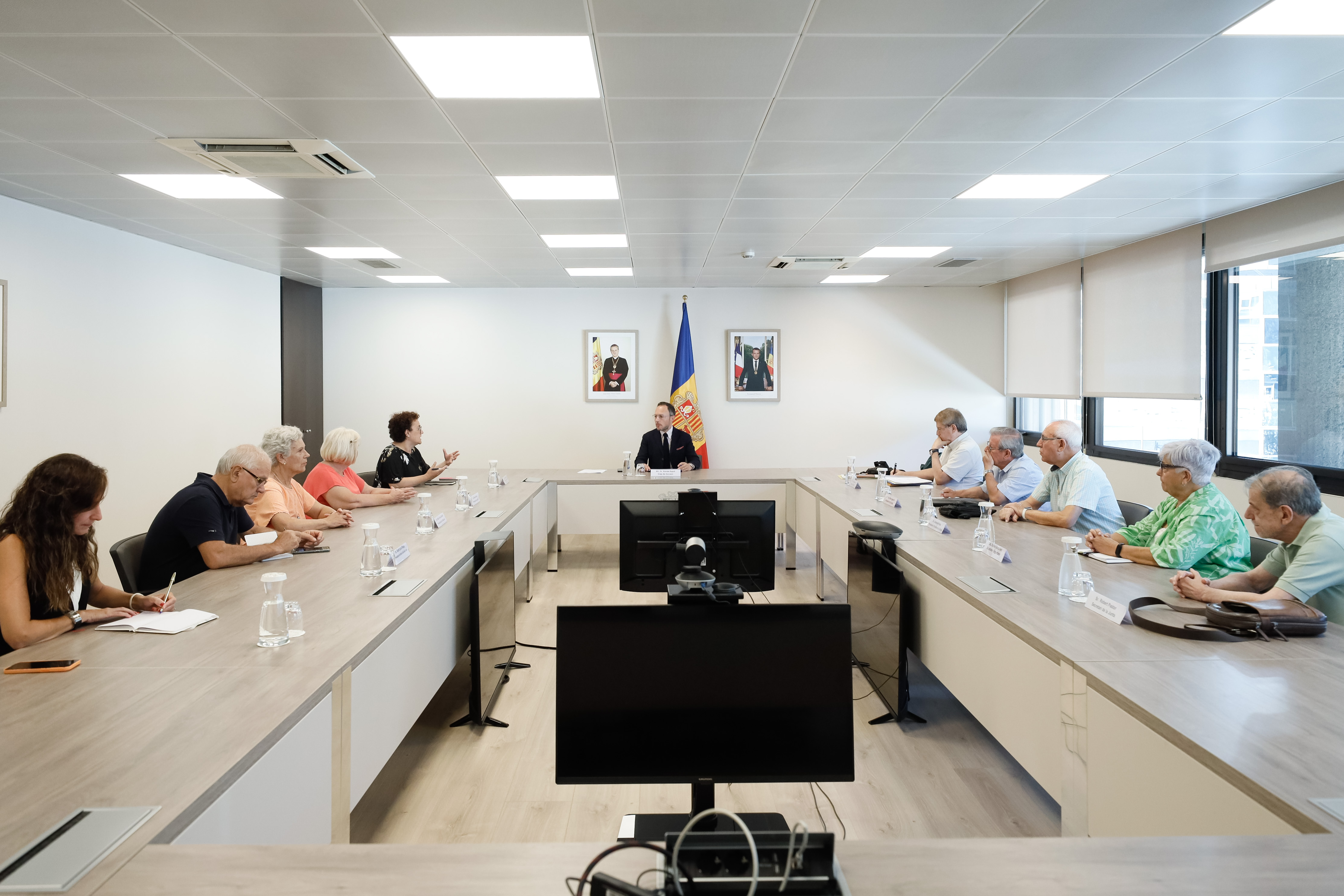 Xavier Espot i Judith Pallarés inicien una ronda de trobades amb el teixit associatiu del país