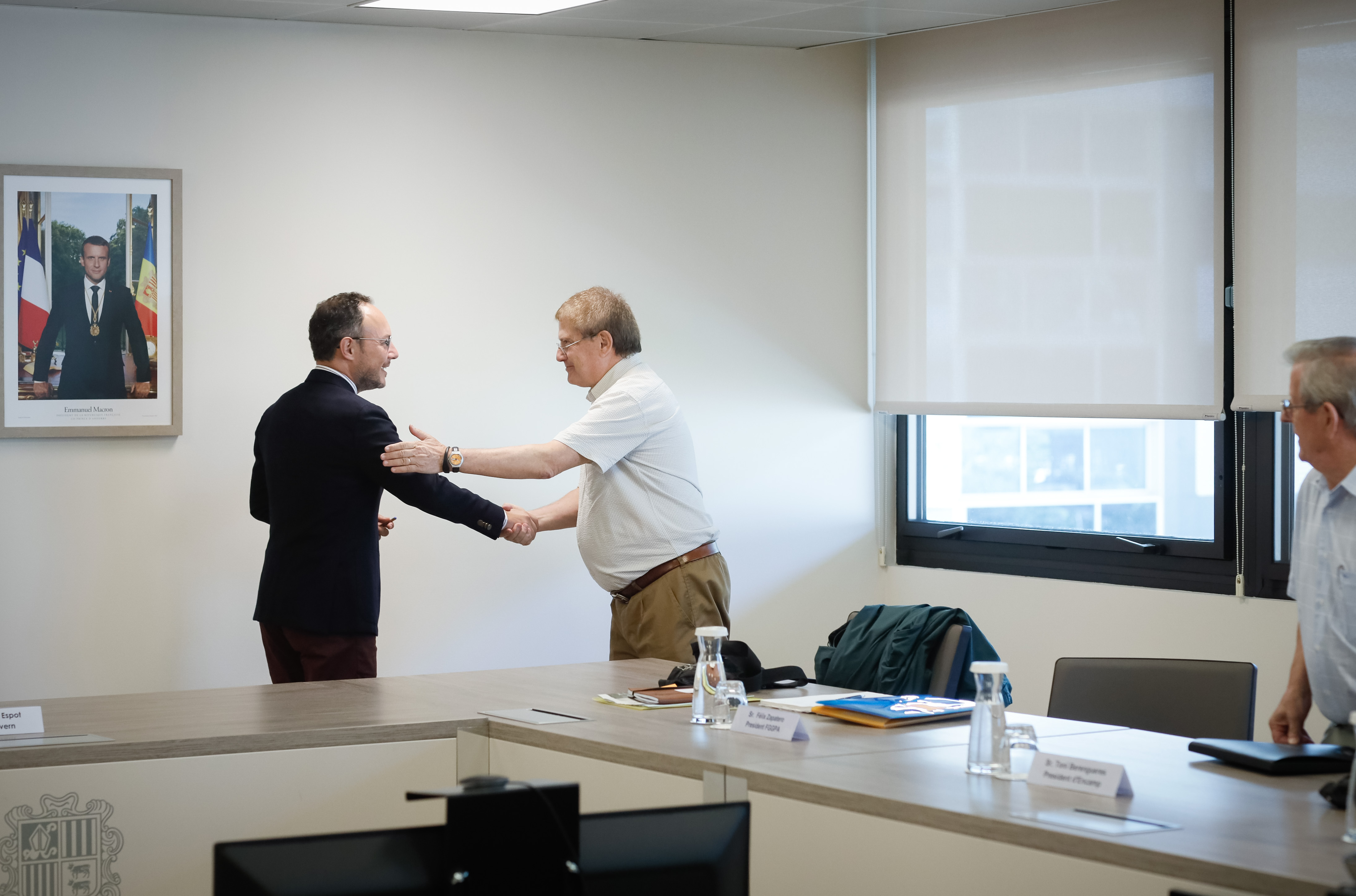 Xavier Espot i Judith Pallarés inicien una ronda de trobades amb el teixit associatiu del país