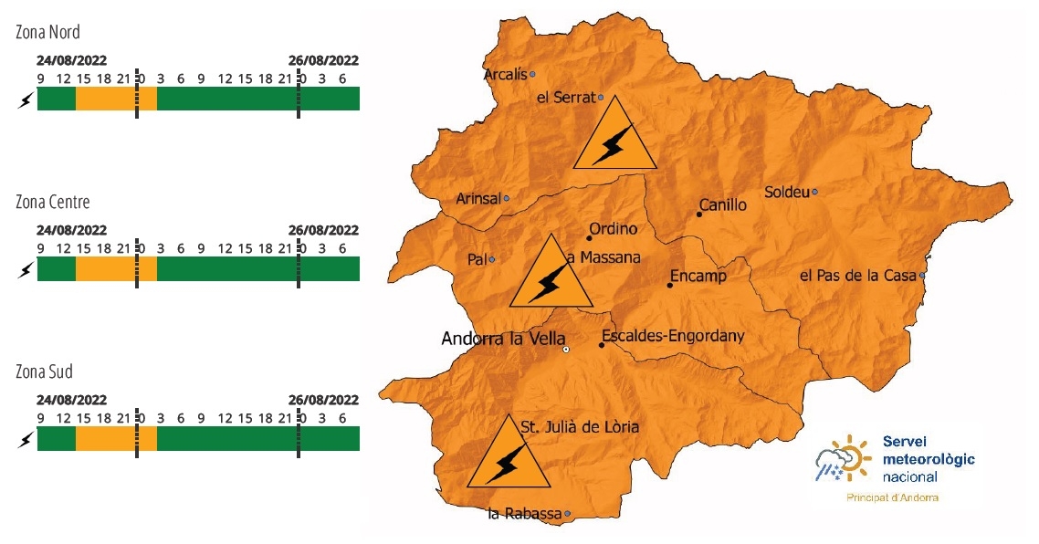 Prealerta de Protecció Civil per un episodi tempestuós