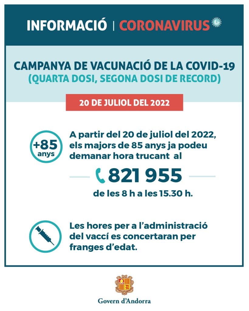 S’inicia la vacunació de la quarta dosi de la COVID-19 amb les persones internes als centres sociosanitaris