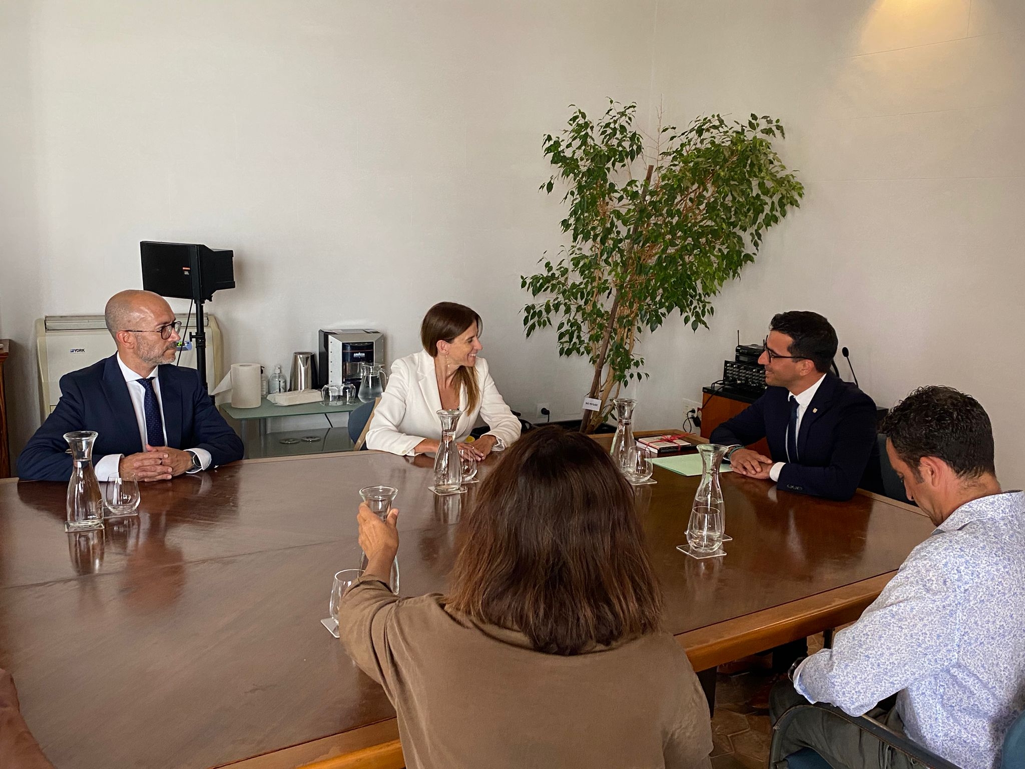 Riva es reuneix amb el conseller del Govern de les Illes Balears de Cultura, Miquel Company