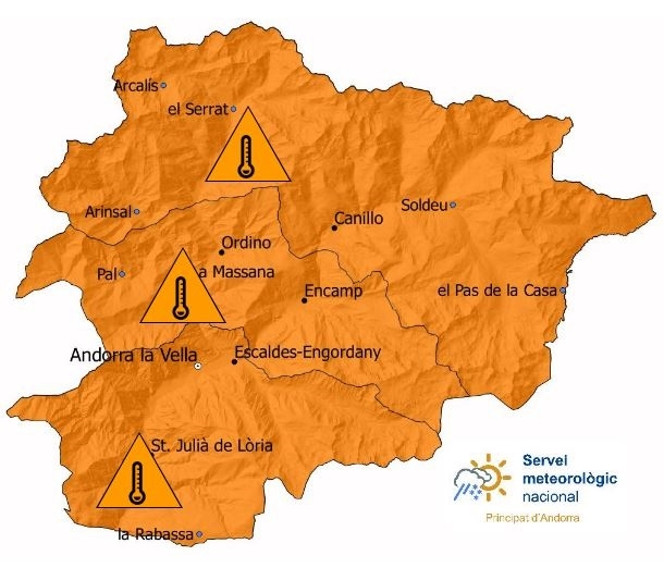Protecció Civil manté la prealerta per altes temperatures