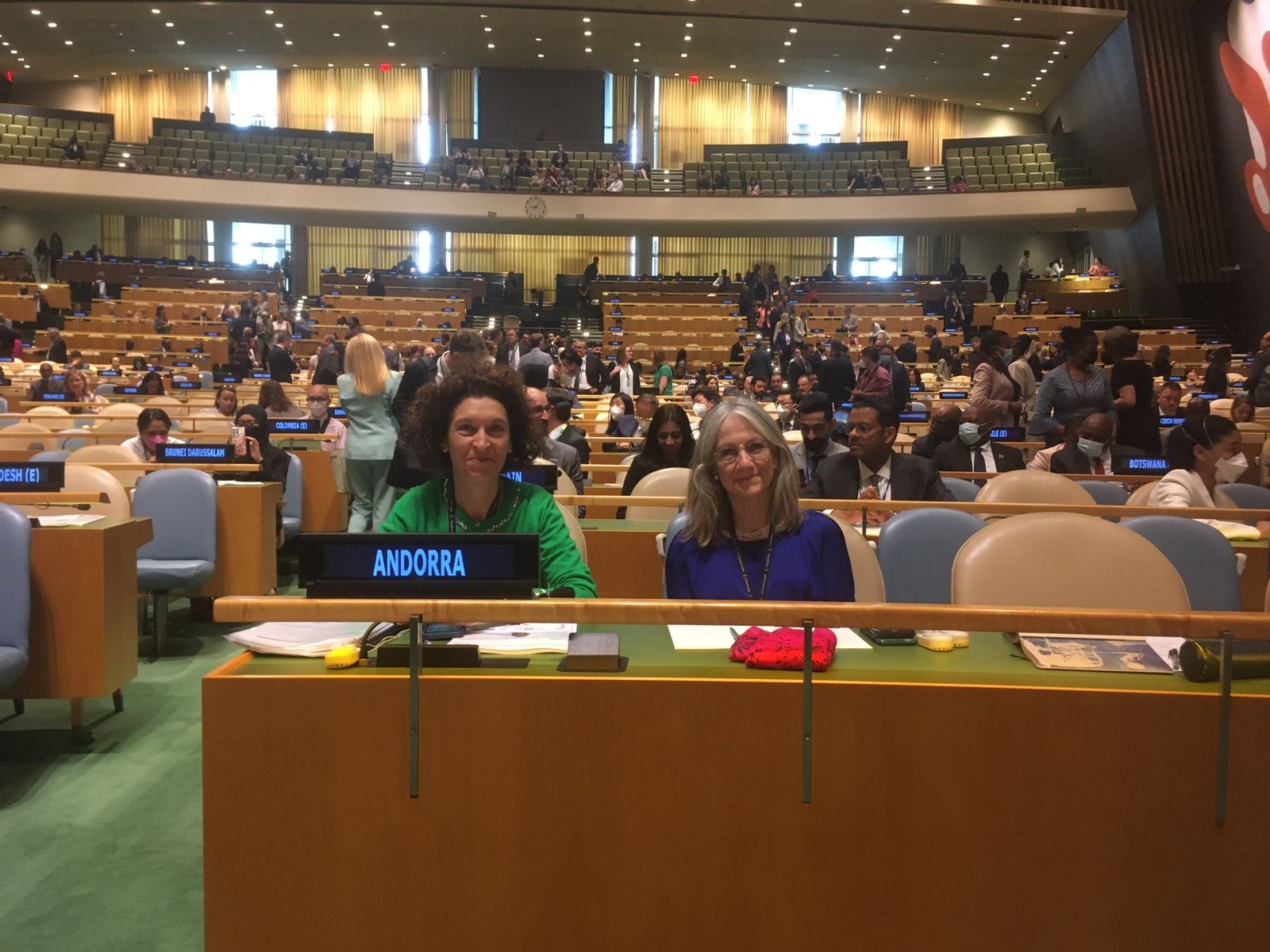 Ubach assisteix a l’obertura del segment ministerial del Fòrum d'Alt Nivell Polític del Consell Econòmic i Social