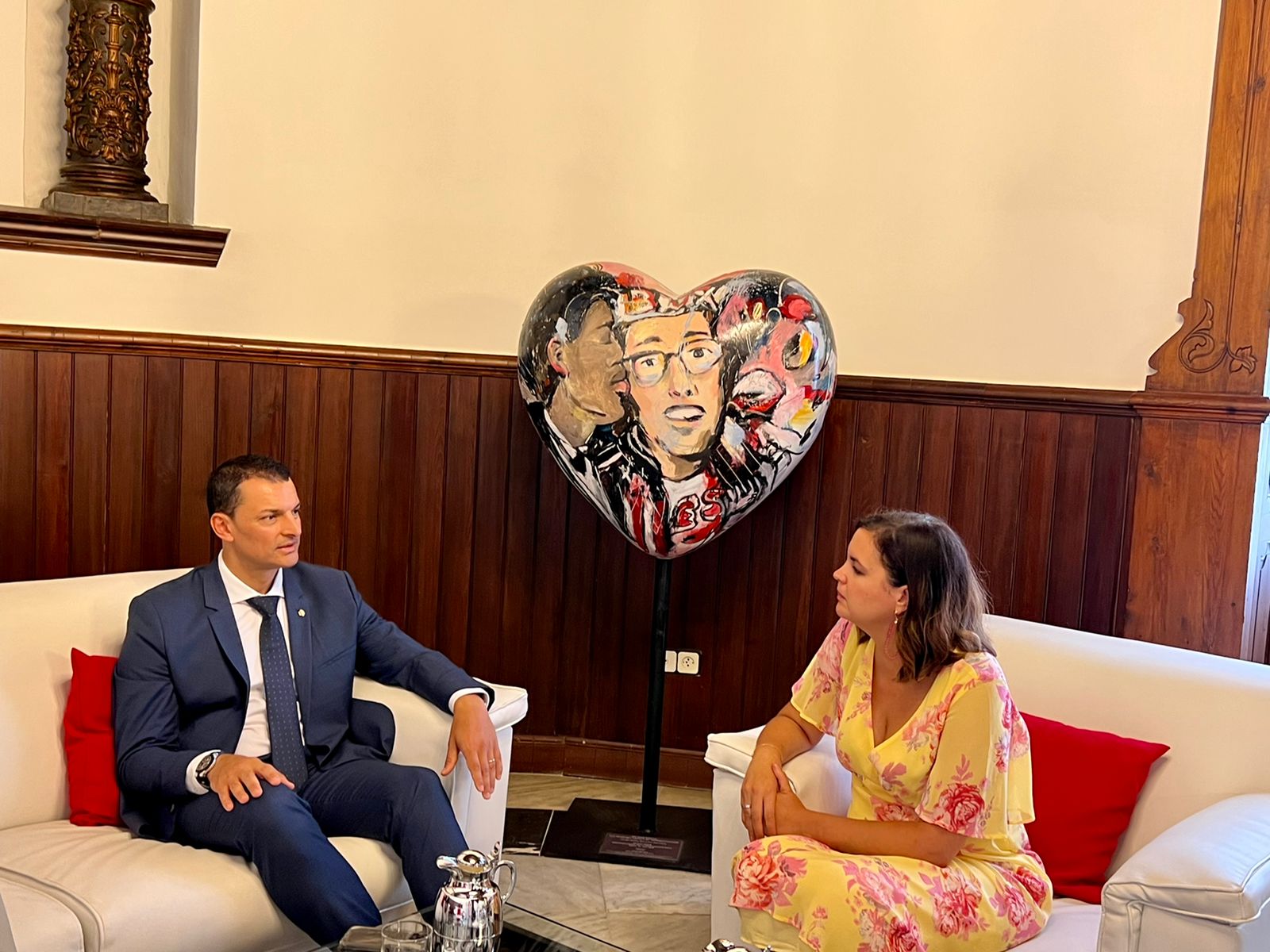 Gallardo i Air Nostrum valoren positivament el funcionament de la línia amb Madrid i la viabilitat de noves rutes