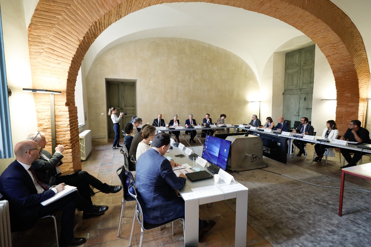 Trobada a Tolosa entre Xavier Espot i el prefecte d’Occitània, Étienne Guyot, prèvia al VI Diàleg Transfronterer de l’octubre