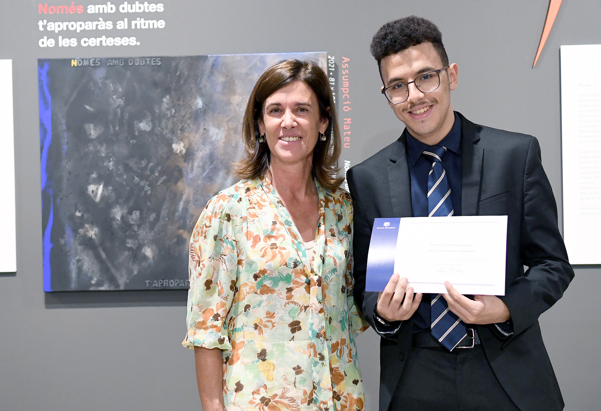 Reconeixement i Premi Nacional a l’Estudi als cinc millors estudiants de batxillerat i batxillerat professional