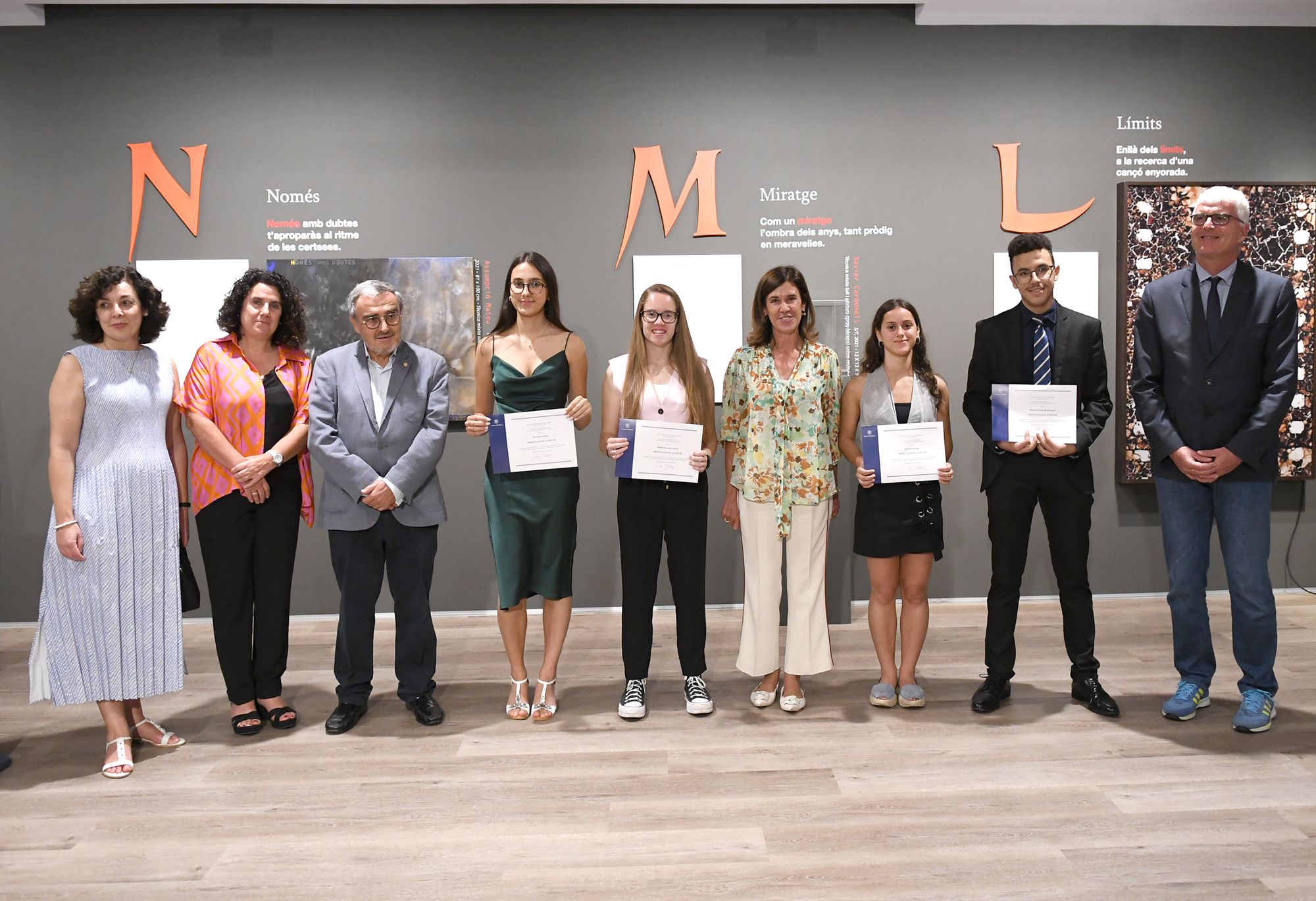 Reconeixement i Premi Nacional a l’Estudi als cinc millors estudiants de batxillerat i batxillerat professional