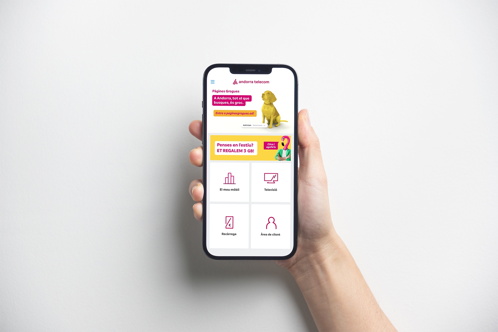 Andorra Telecom regala 3 gigues extres al juliol i a l’agost a través de la seva app