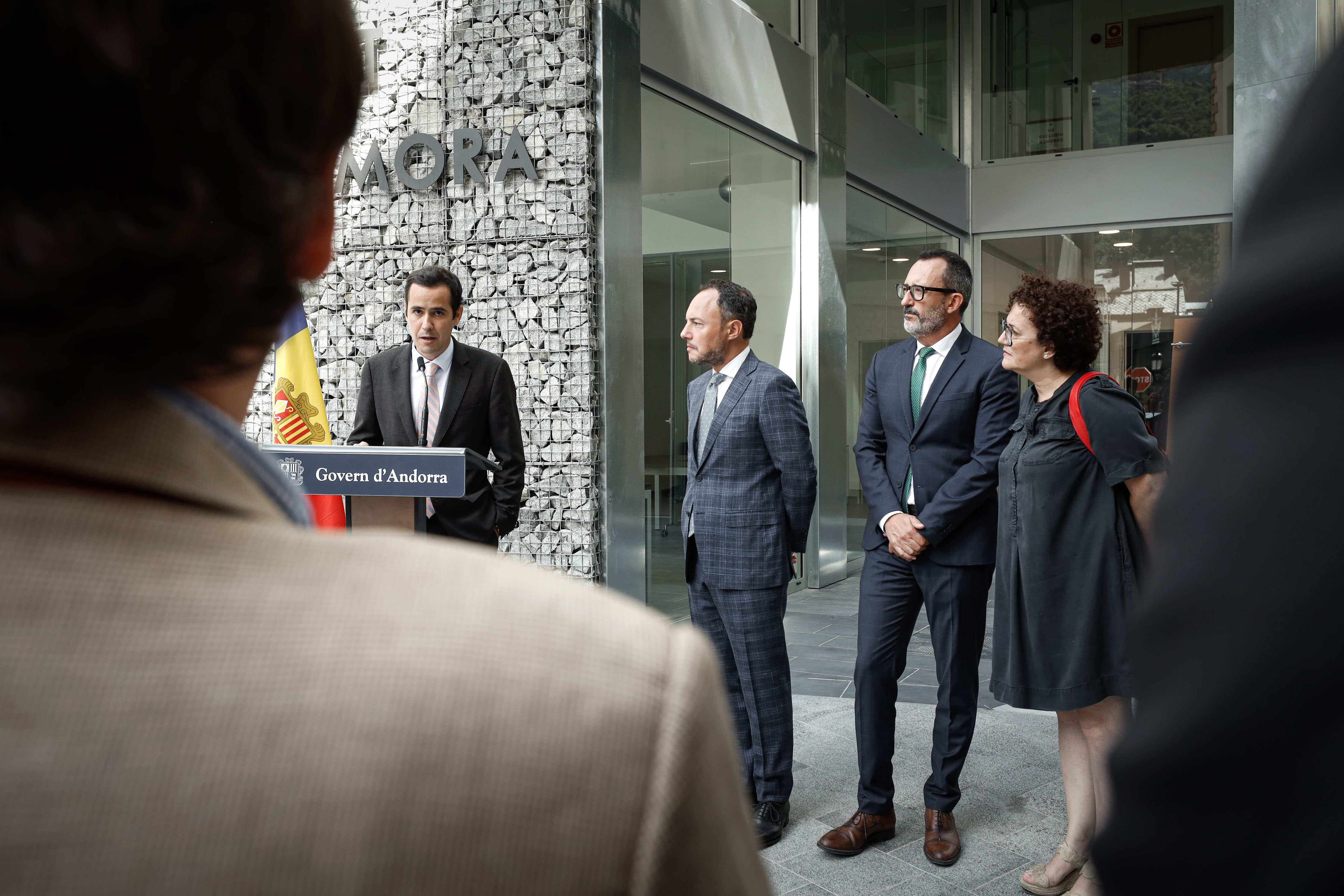 Xavier Espot inaugura la Casa Aristot Mora, el primer edifici de protecció pública del Govern